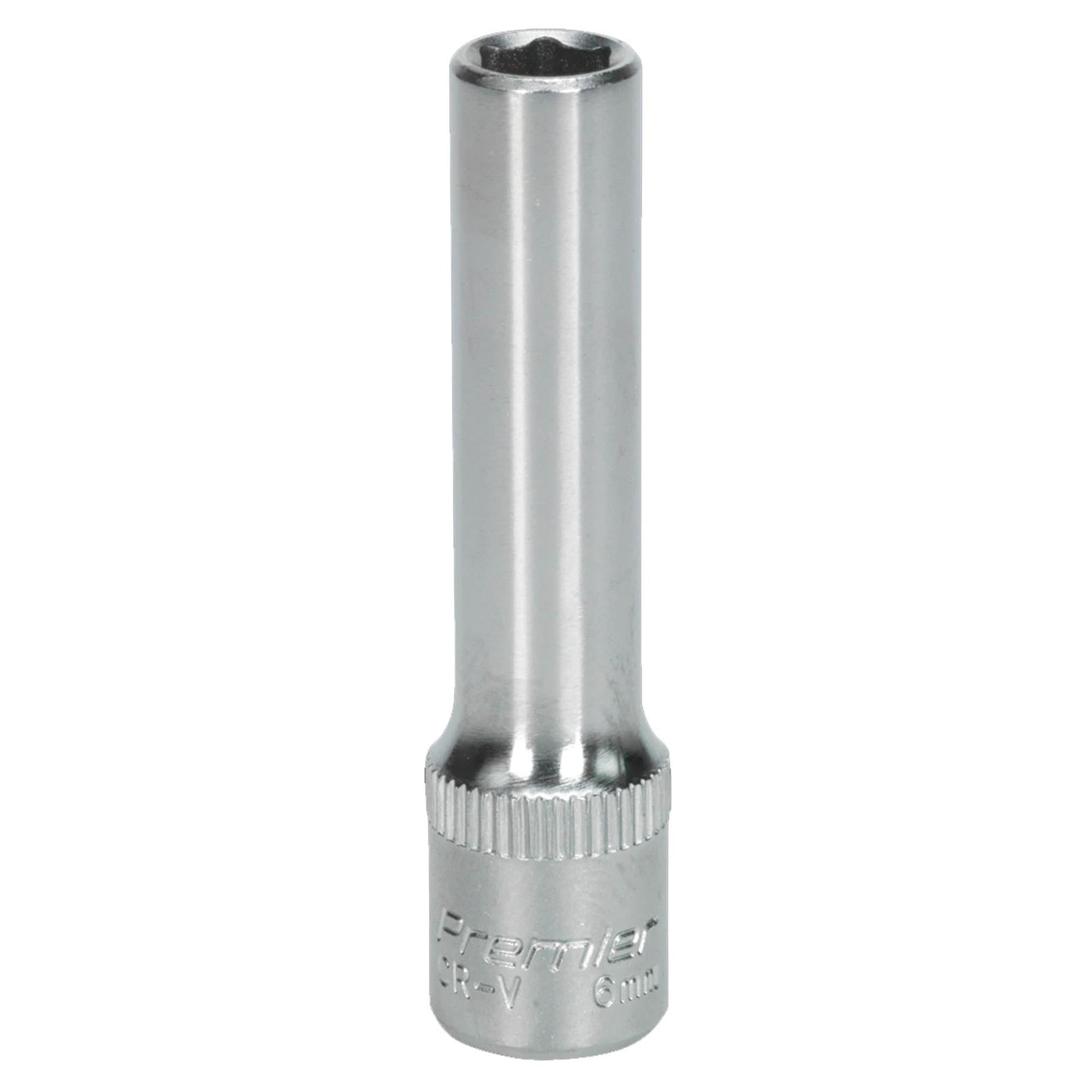 Sealey WallDrive Socket 6mm Deep 1/4"Sq Drive