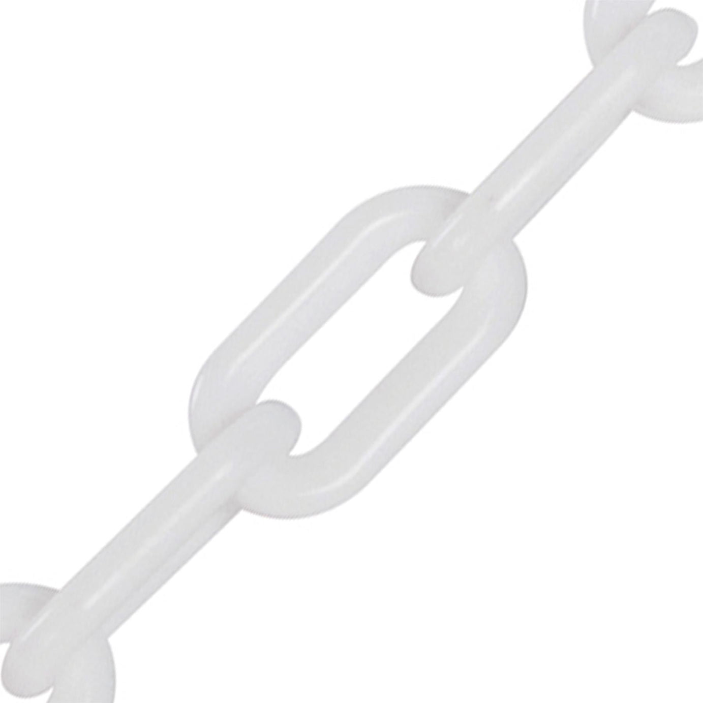 Plastic Chain White 6mm X 5M Strong Plastic Construction Weatherproof