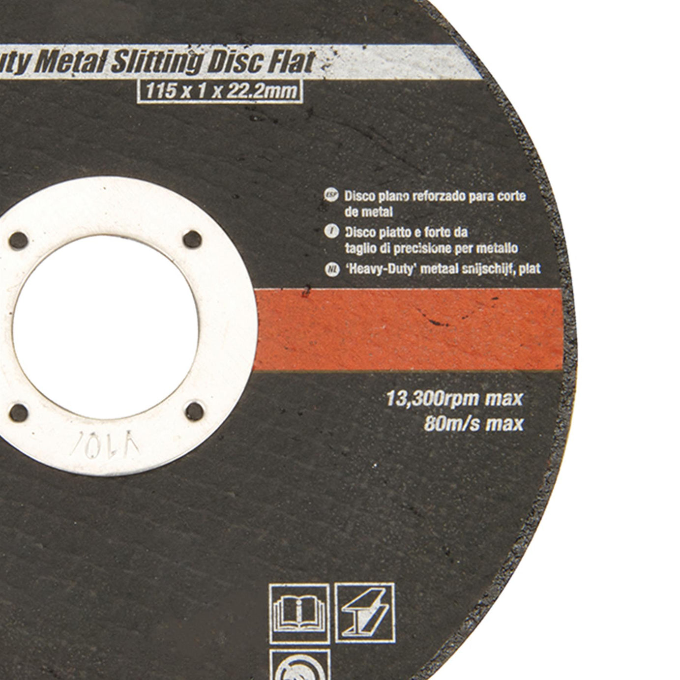 Heavy Duty Metal Slitting Cutting Disc Flat 115 X 1.2 X 22.23mm