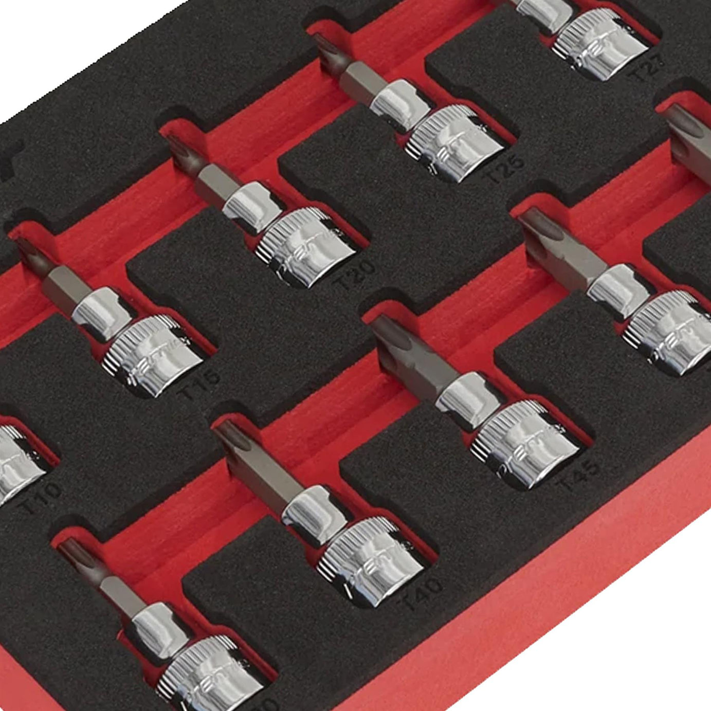 Sealey TRX-Star* Socket Bit Set 10pc 3/8"Sq Drive