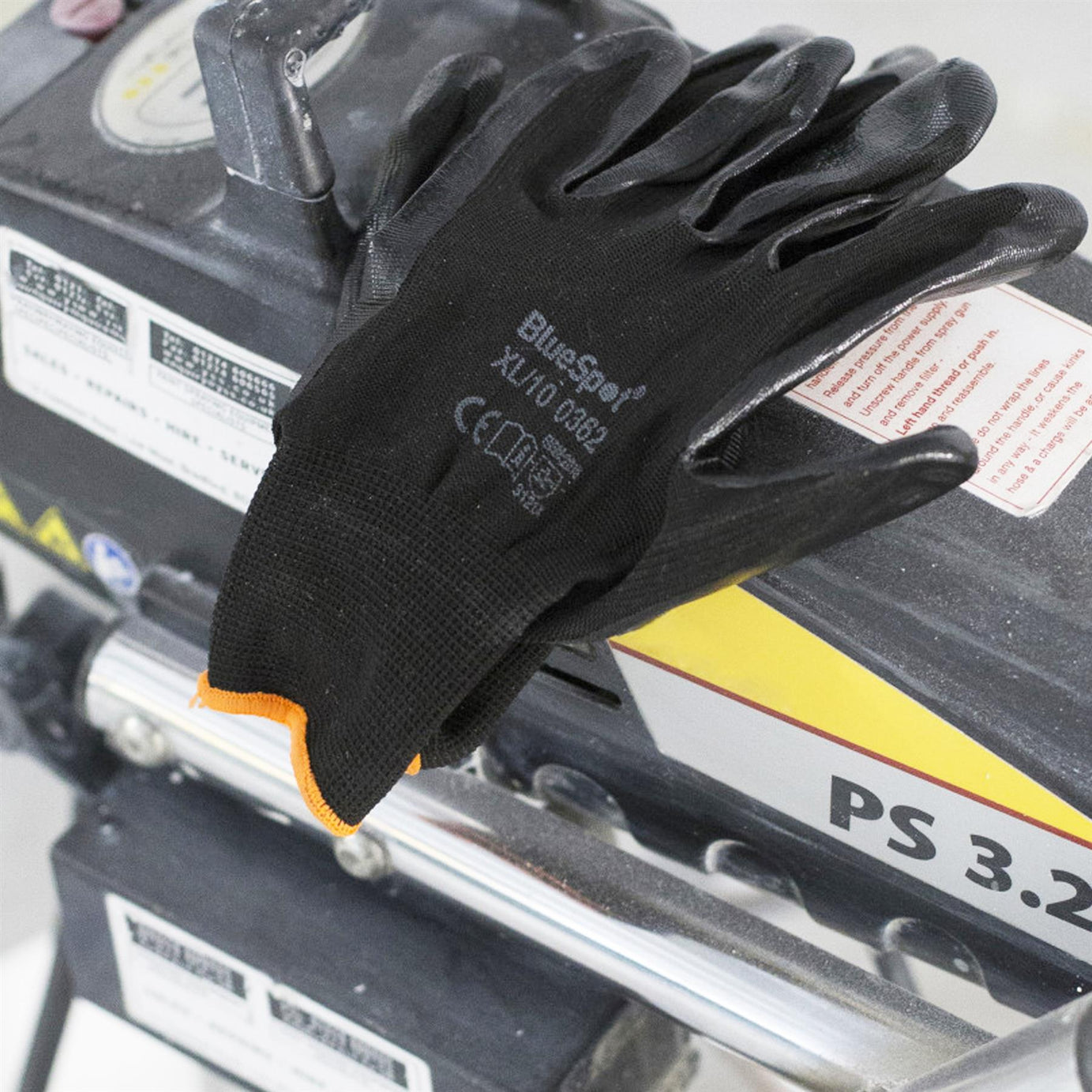 BlueSpot Nitrilon Duo-Lite Fully Double Coated Nitrile Waterproof Grip Gloves