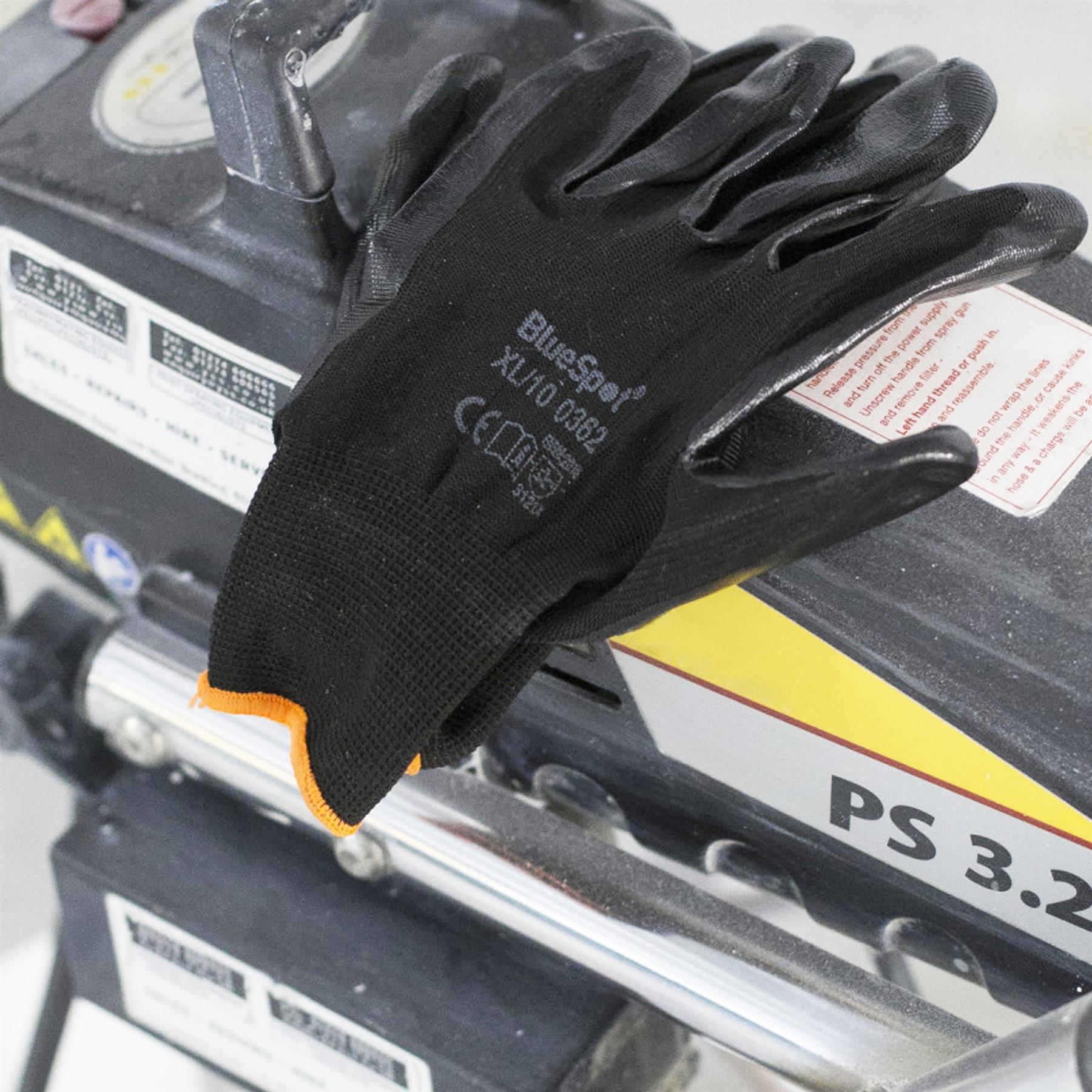 BlueSpot Nitrilon Duo-Lite Fully Double Coated Nitrile Waterproof Grip Gloves