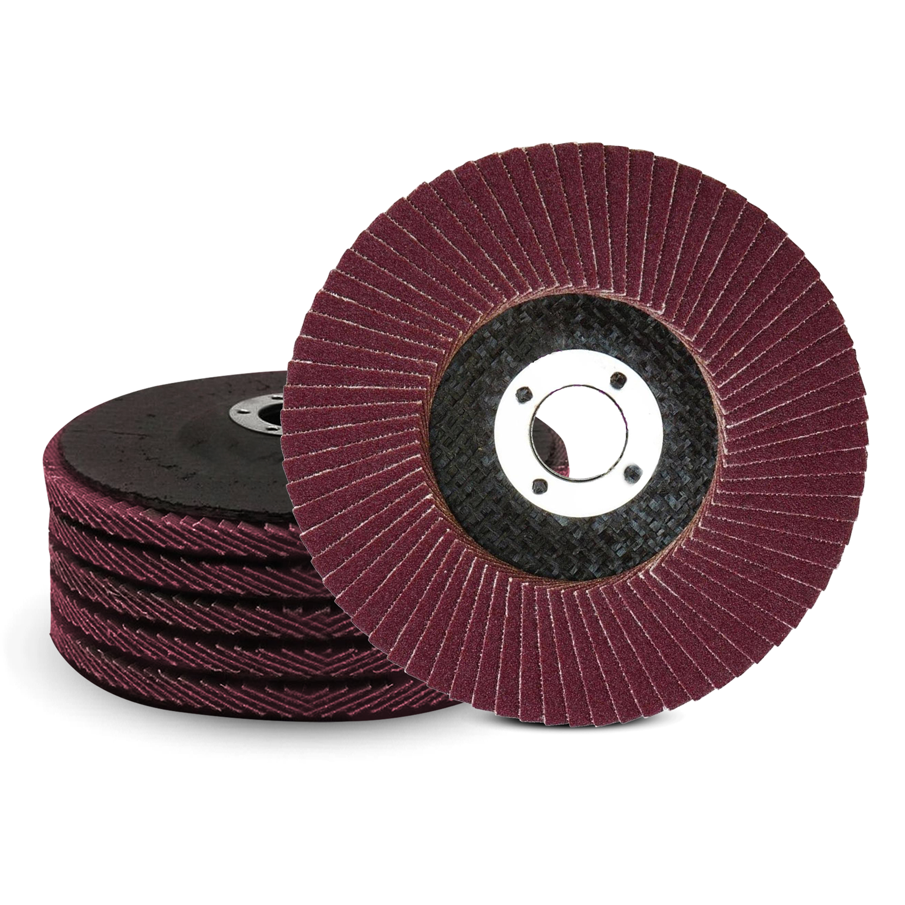 115mm 4.5'' 60 Grit 5 PCAngle Grinder Aluminium Oxide FLAP DISCS Grinding Wheels