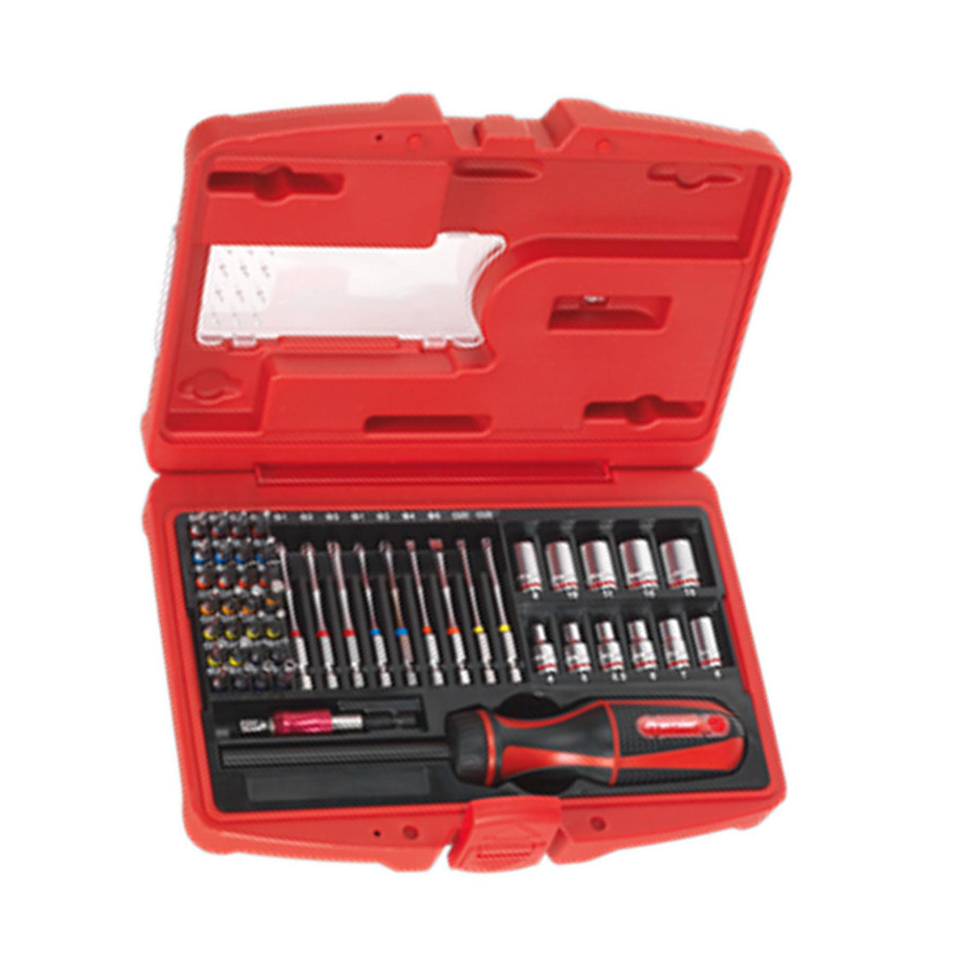 Sealey Fine Tooth Ratchet Screwdriver & Accessory Set 51pc
