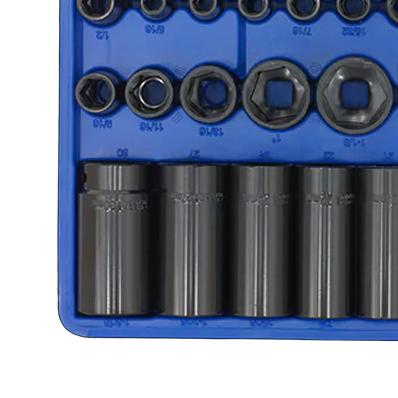 Sealey Impact Socket Set 32pc Standard/Deep 3/8"&1/2"Sq Dr Met/Imp