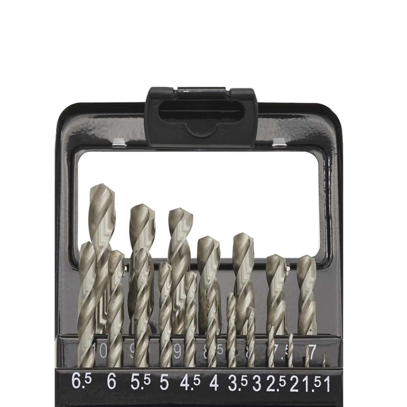 Sealey 19pc Drill Bit Set HSS Split Point Fully Ground Ø1-10mm Metric AK47191