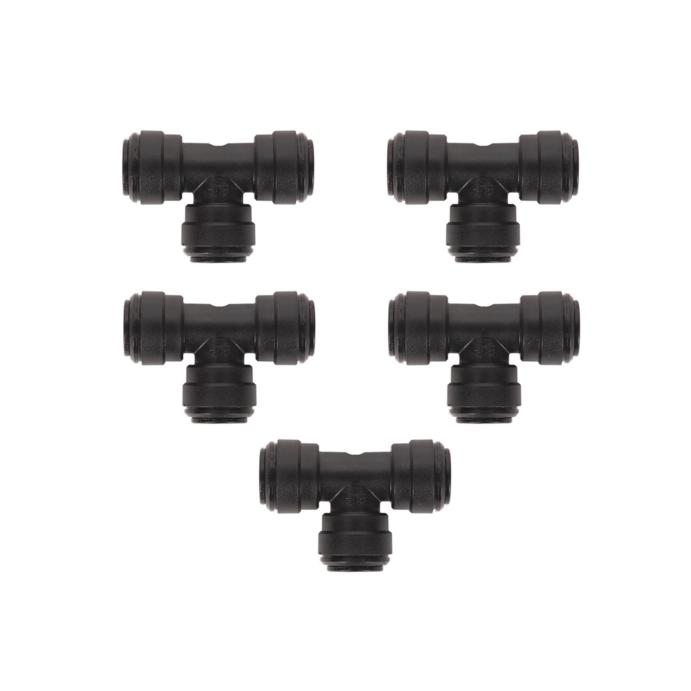 Sealey Equal Tee 10mm Pack of 5 (John Guest Speedfit - PM0210E)