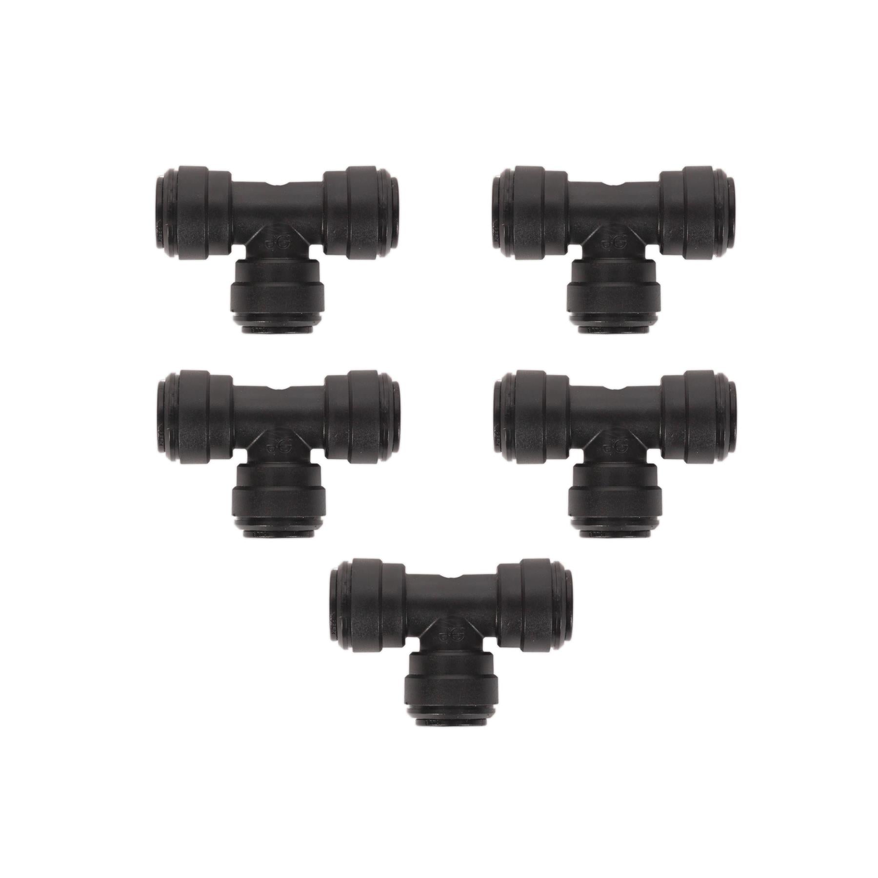 Sealey Equal Tee 10mm Pack of 5 (John Guest Speedfit - PM0210E)