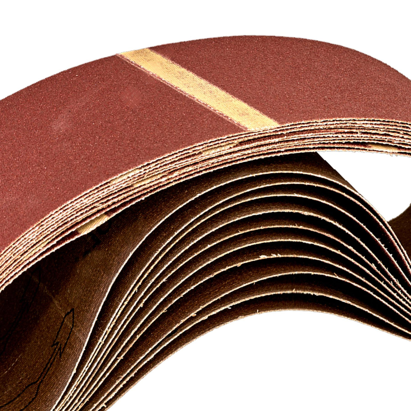 Sealey Sanding Belt 75 x 533mm 80Grit - Pack of 10