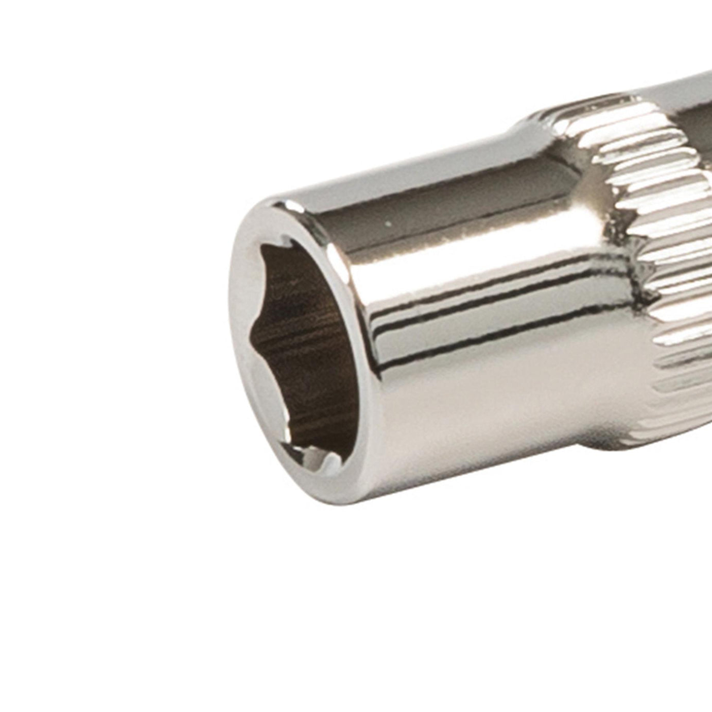 Quality Socket 1/4" Drive Metric Hex Square 7mm Individual Hex Polished Crv