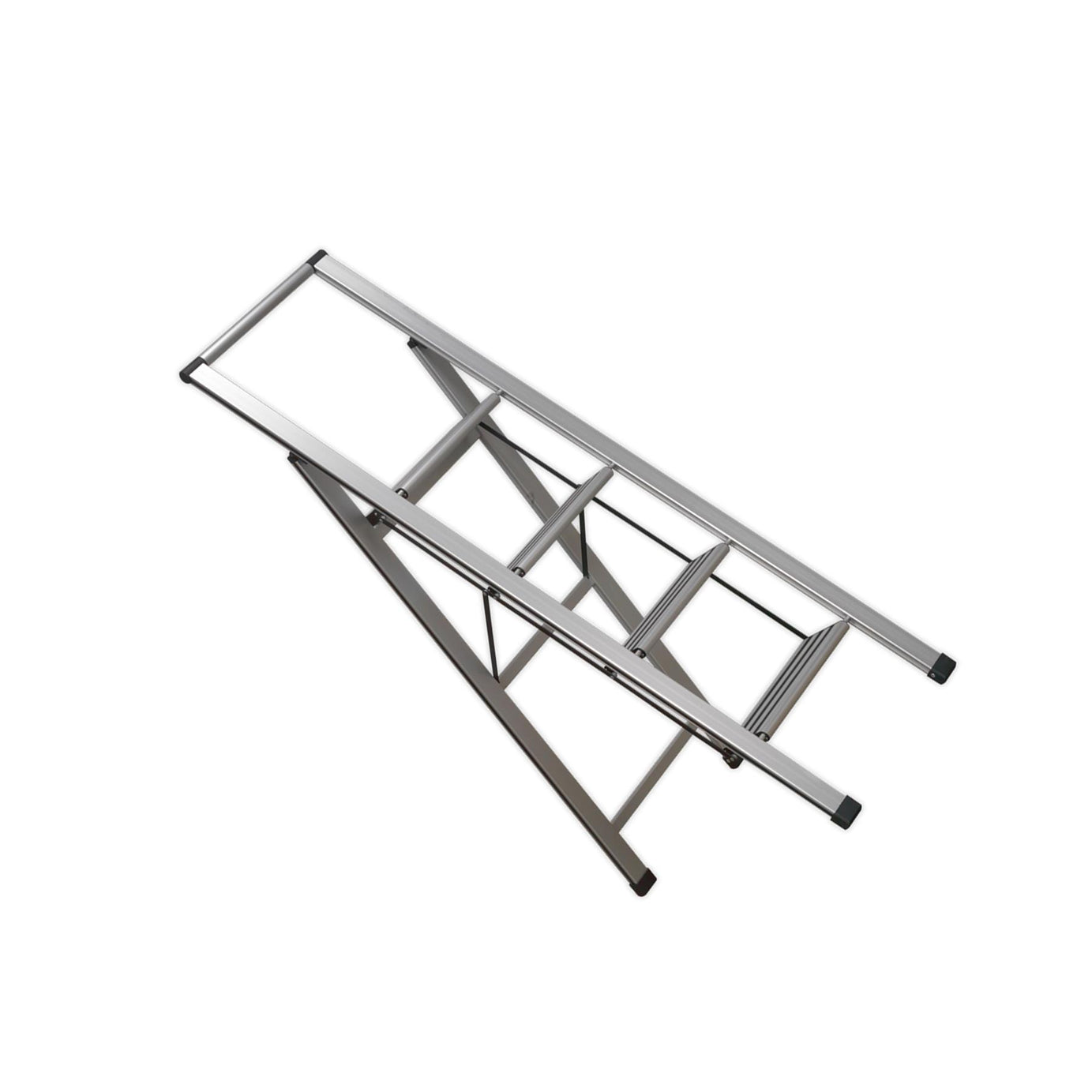 Sealey Aluminium Professional Folding Step Ladder 4-Step 150kg Capacity
