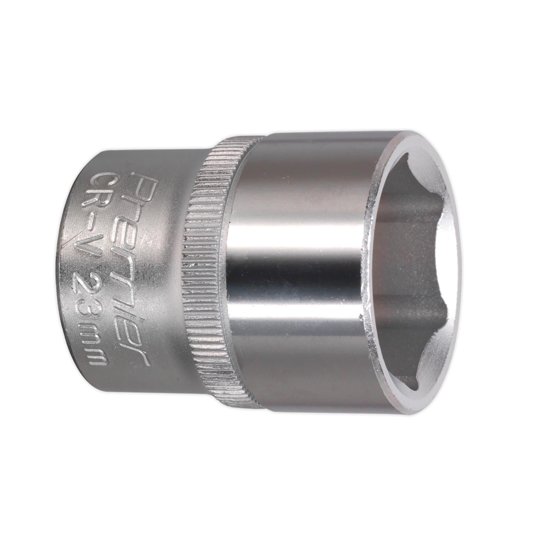 Sealey WallDrive Socket 23mm 1/2"Sq Drive