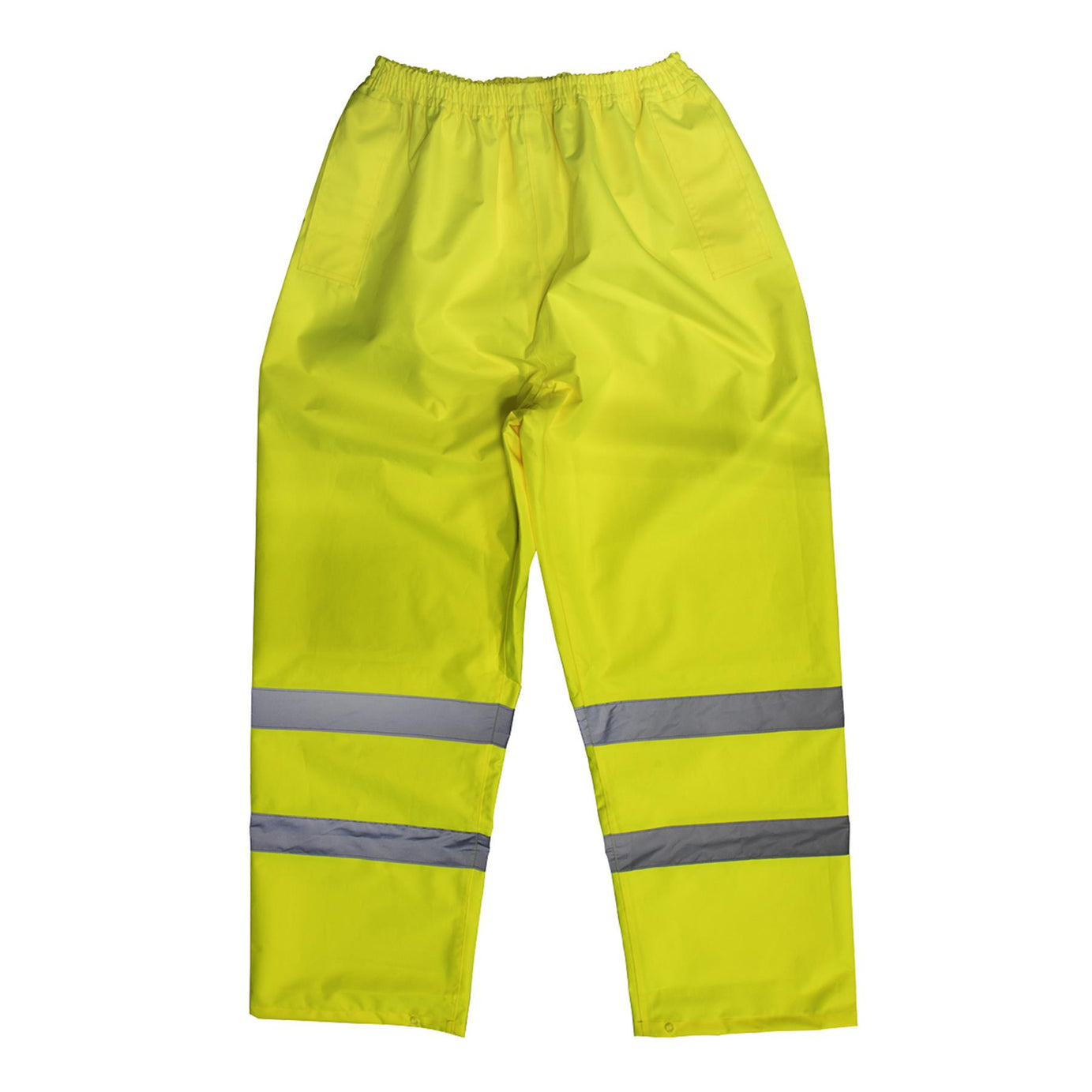 Sealey Yellow Waterproof Hi Vis Over Work Trousers Lightweight - Large