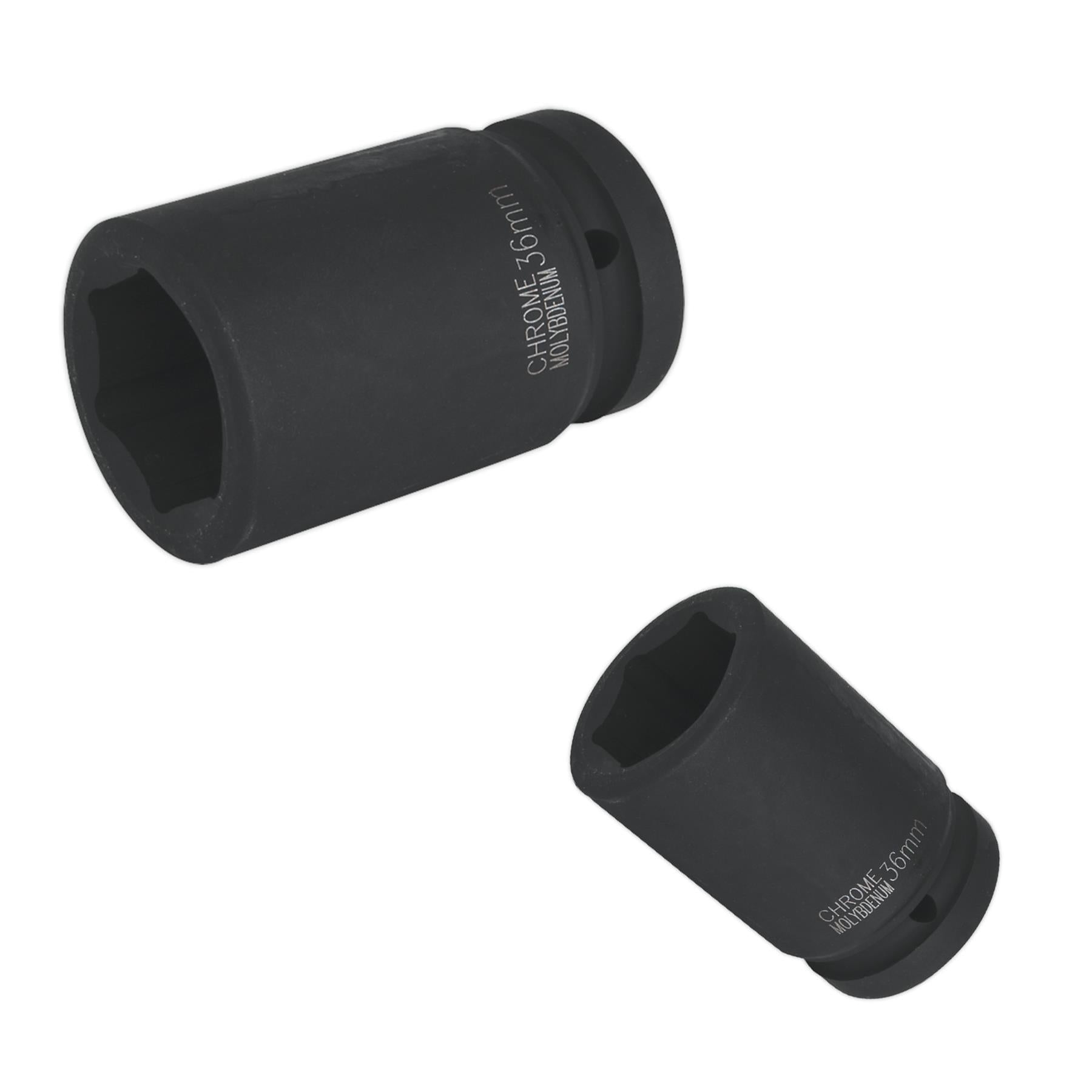 Sealey Impact Socket 36mm Deep 1"Sq Drive