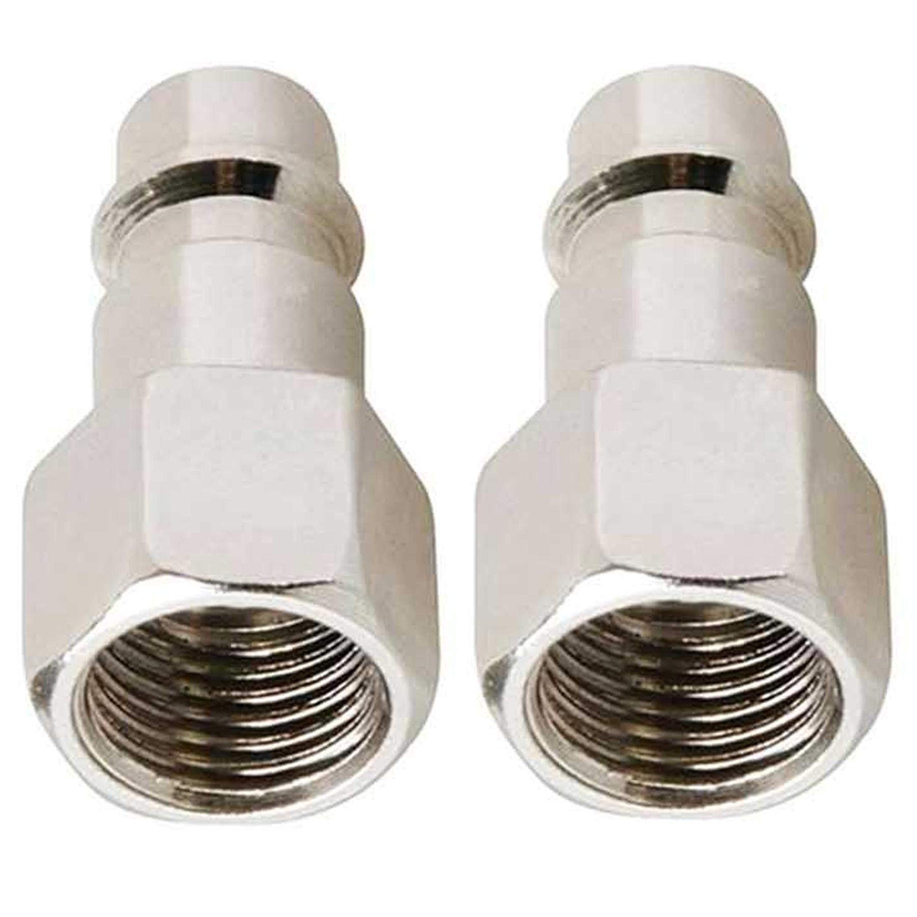 Euro Air Line Hose Quick Connector Bayonet Coupler 5 Pc Mixed Set 1/4 Bsp Female