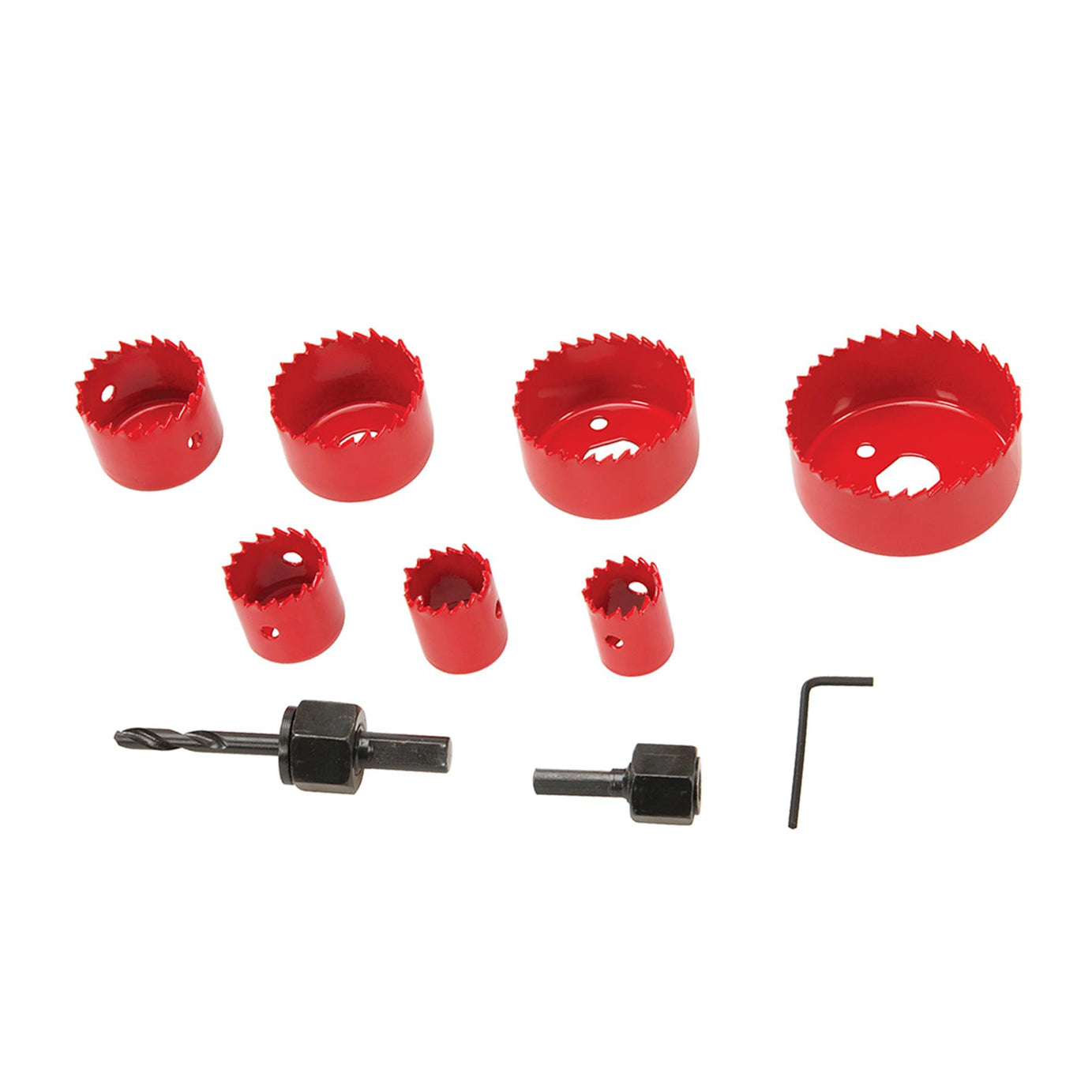11 Pieces Holesaw Kit Set - Hole Saws For Plaster Board Wood Fiber Glass