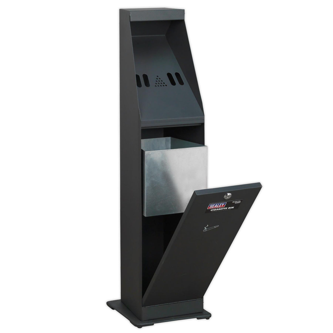 Sealey Cigarette Bin High Quality Lock And Supplied With two keys