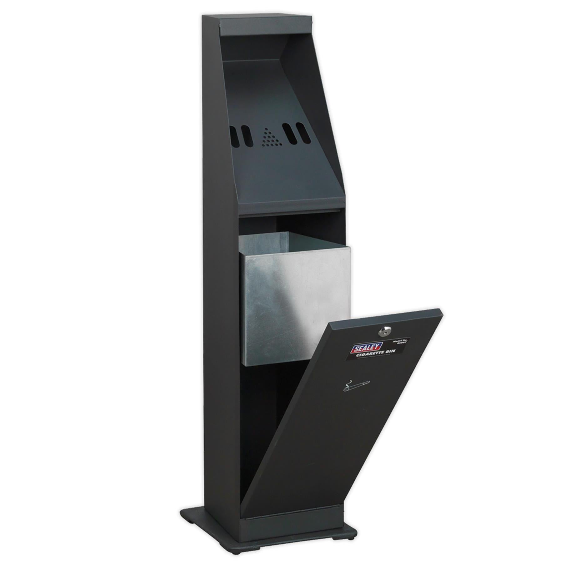 Sealey Cigarette Bin High Quality Lock And Supplied With two keys