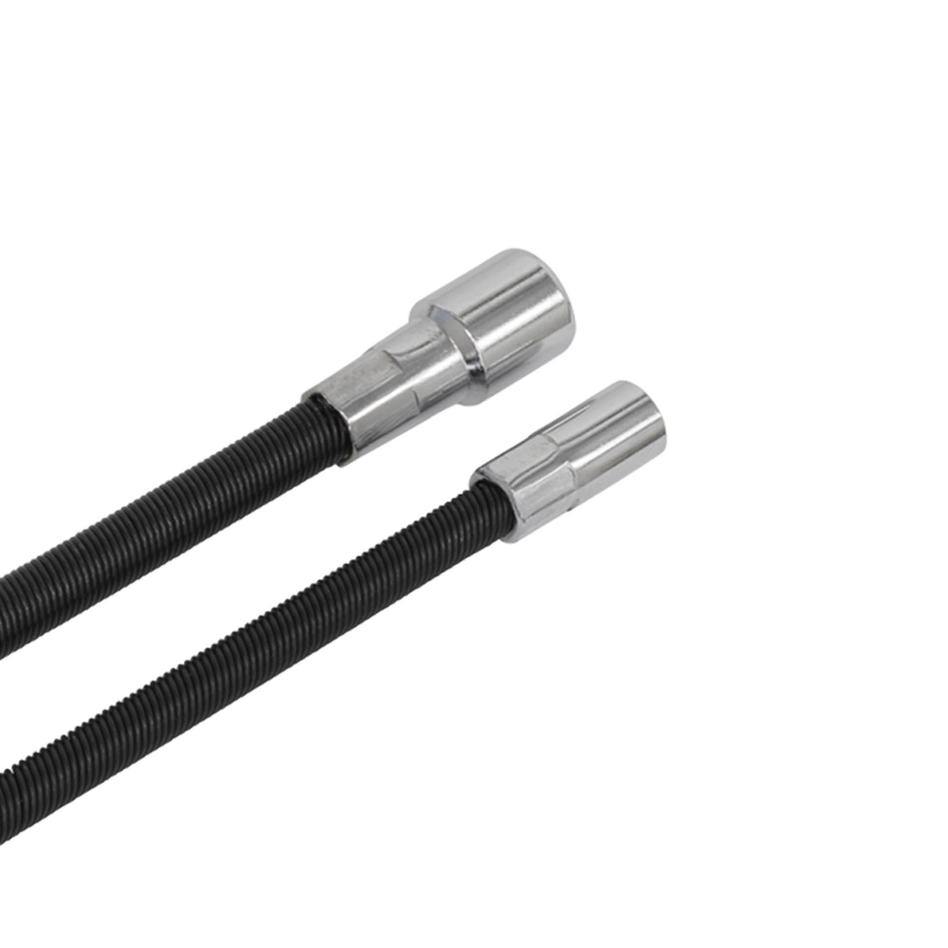 2Pc Flexible Extension Adaptor Set 1/4"Sq x 150mm & 3/8"Sq x Sealey