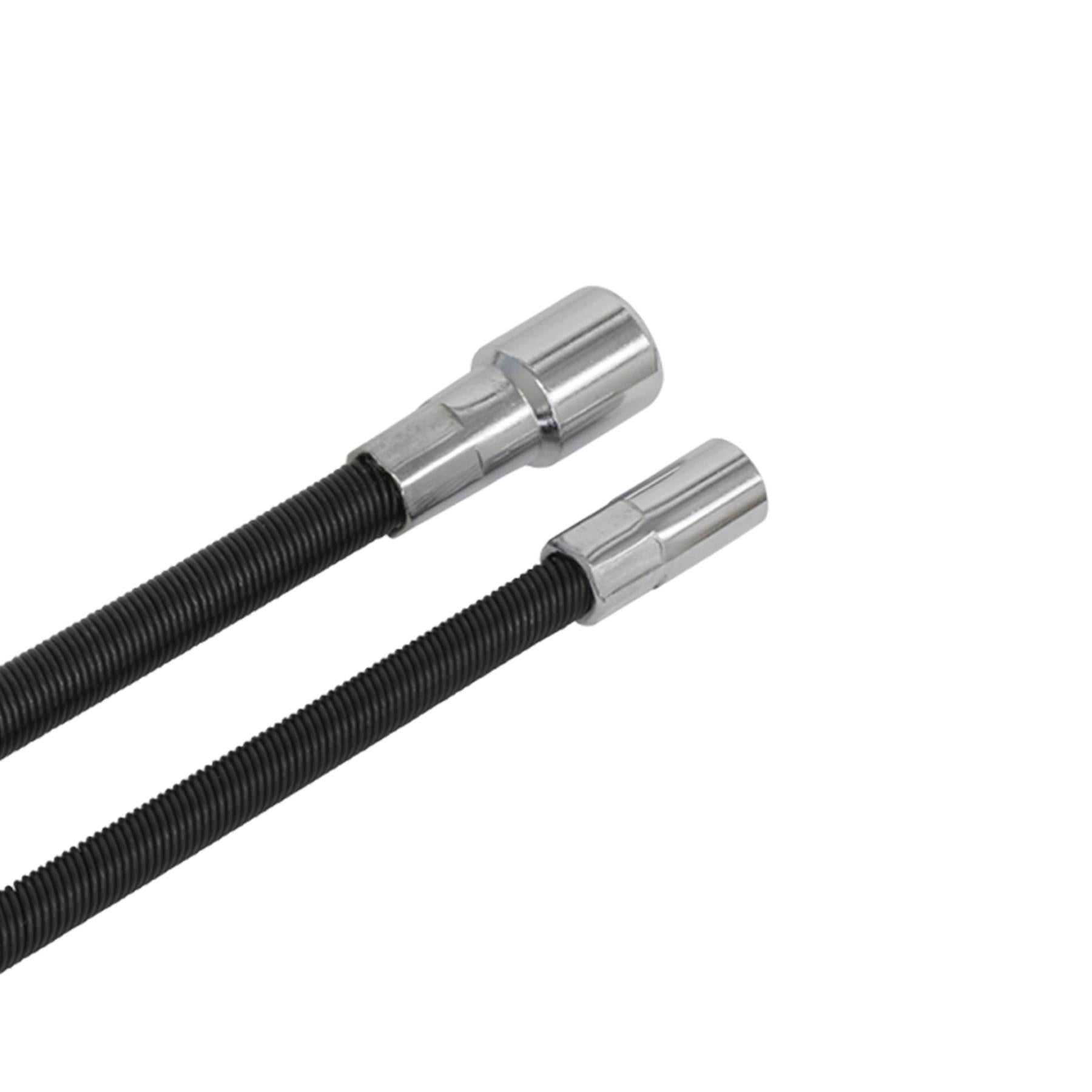 2Pc Flexible Extension Adaptor Set 1/4"Sq x 150mm & 3/8"Sq x Sealey