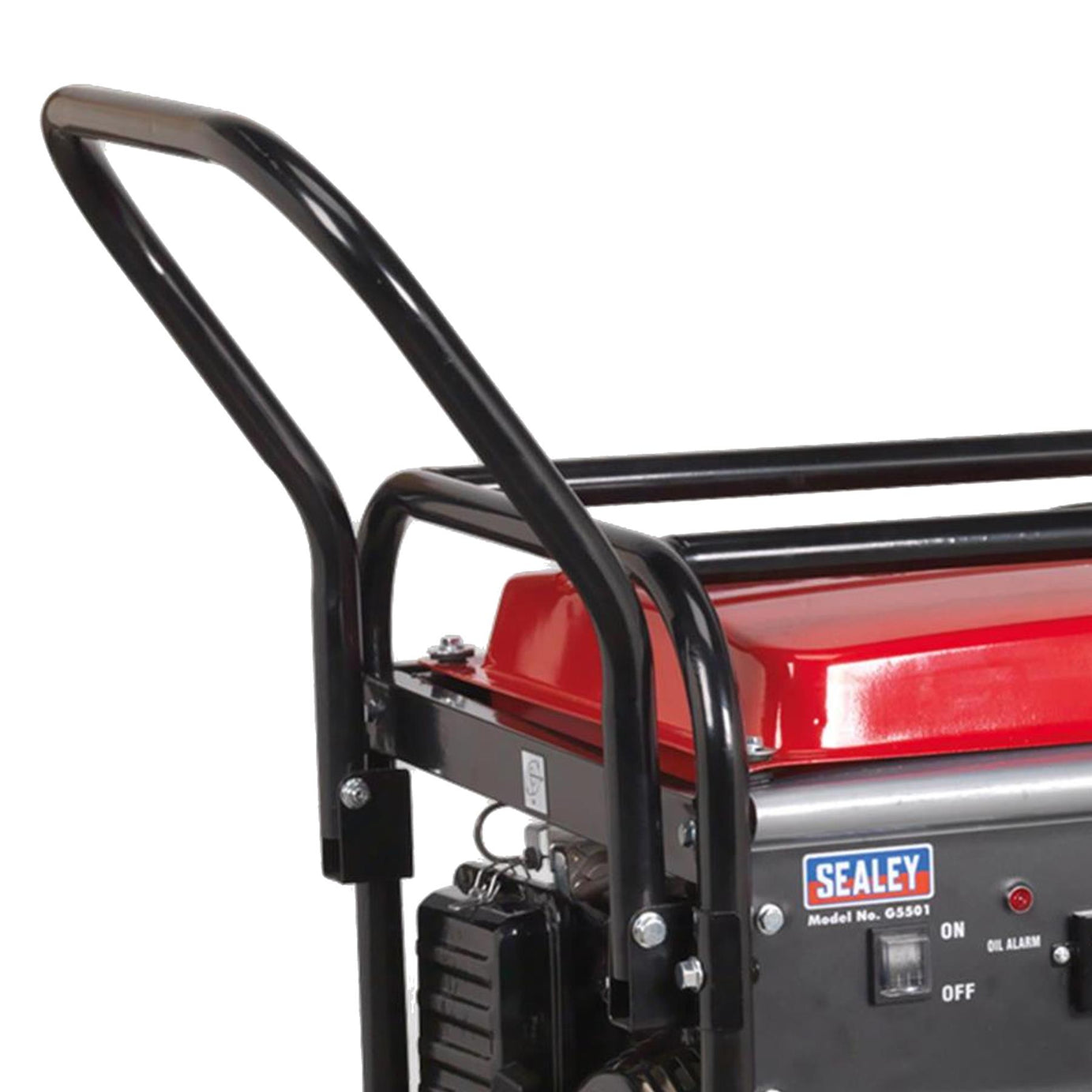 Sealey Generator 5500W 110/230V 13hp  Two Wheels And a large handle,
