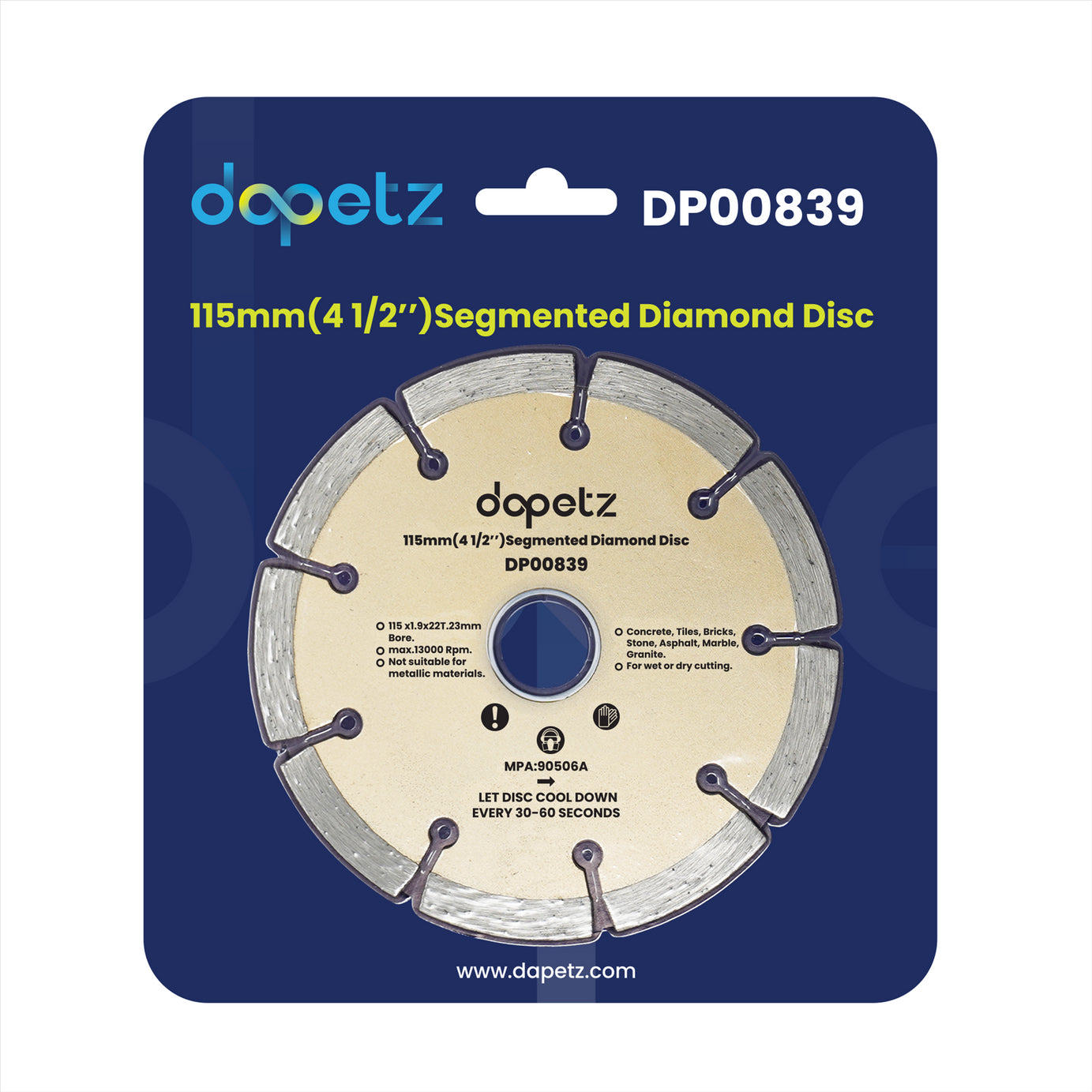 115mm Diamond Cutting Discs