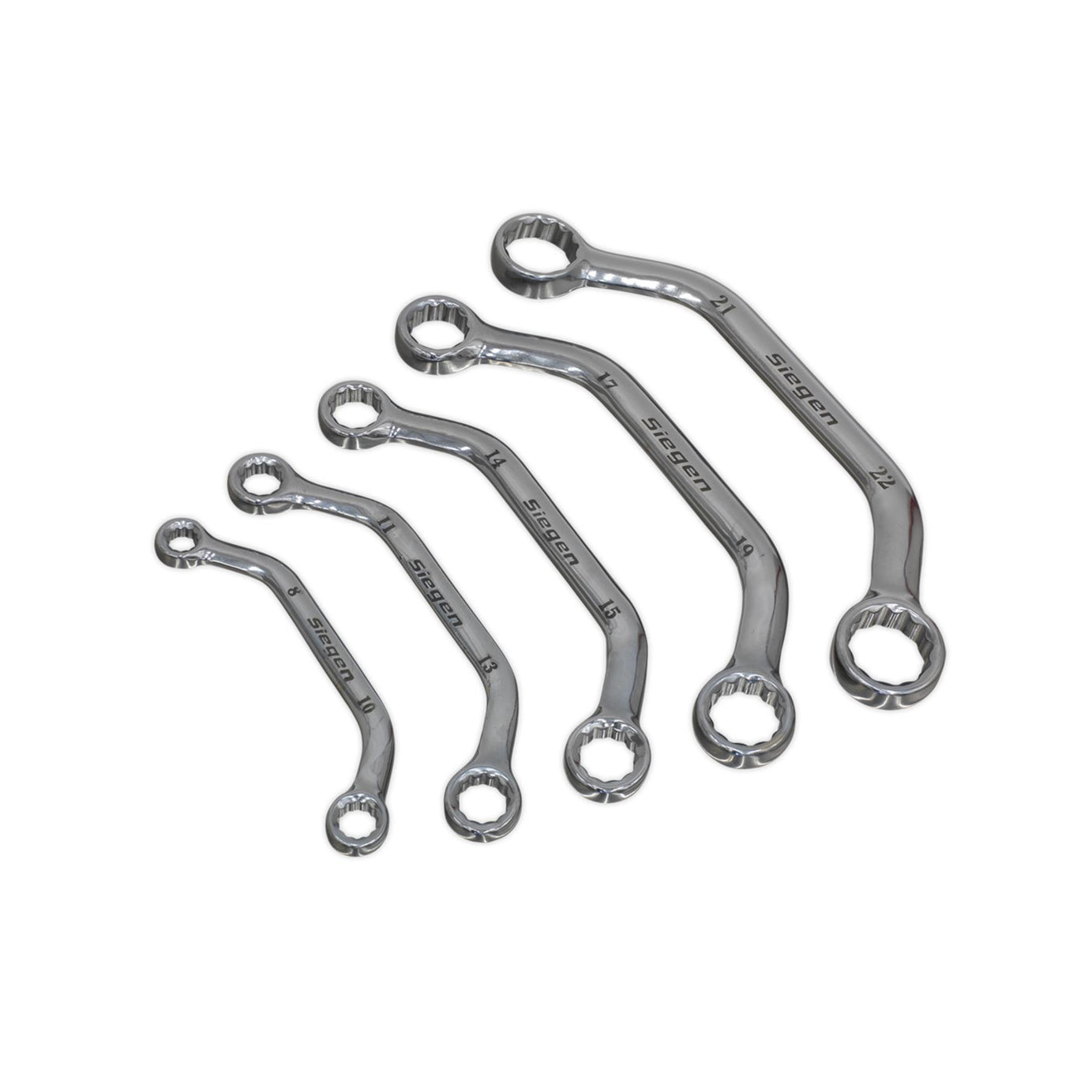 Sealey Obstruction Spanner Set 5pc Metric