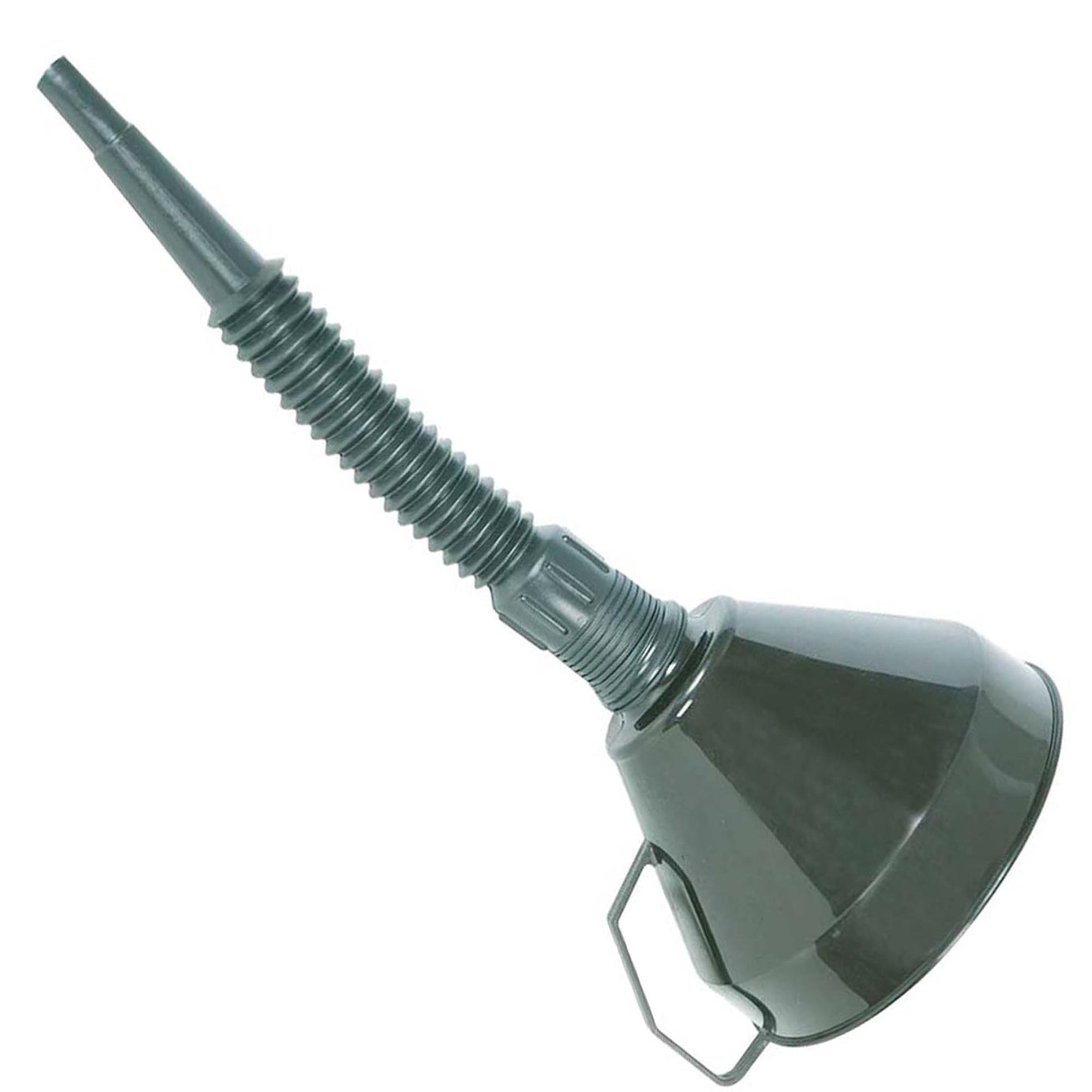 Plastic Funnel With Spout - 160mm - With Brassed Gauze Filter Thick Durable