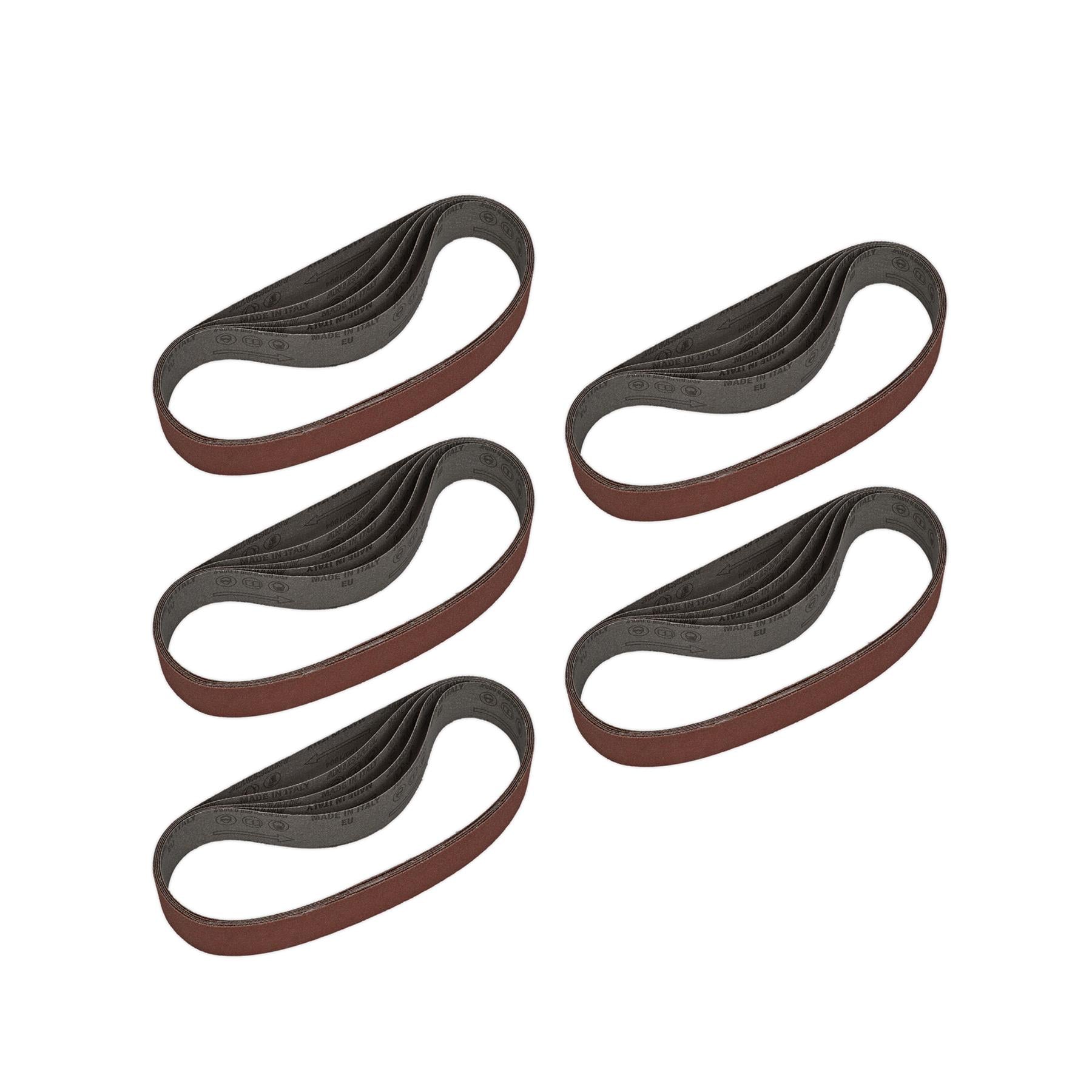 Sealey Sanding Belt 30 x 540mm 80Grit Pack of 5