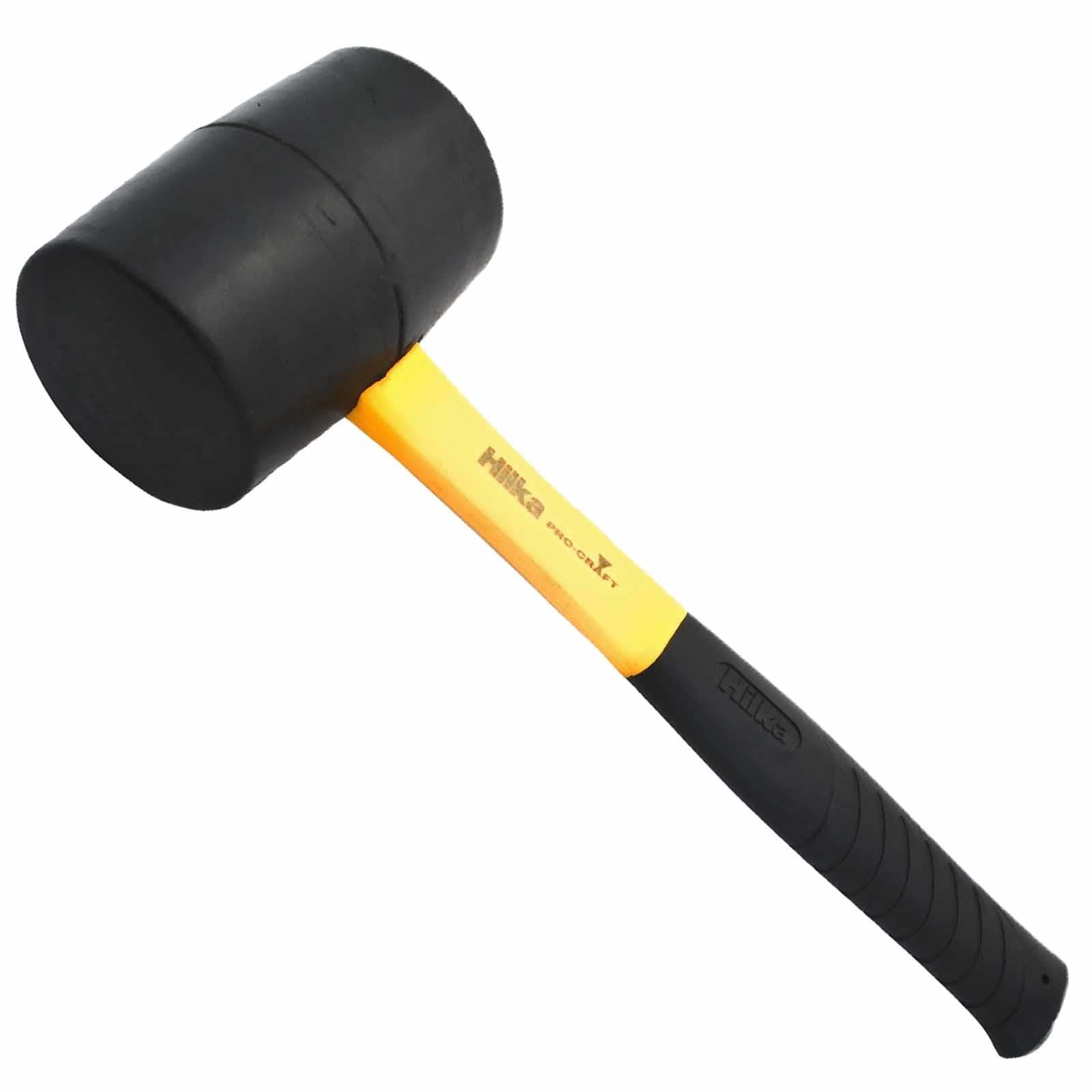 black rubber mallet