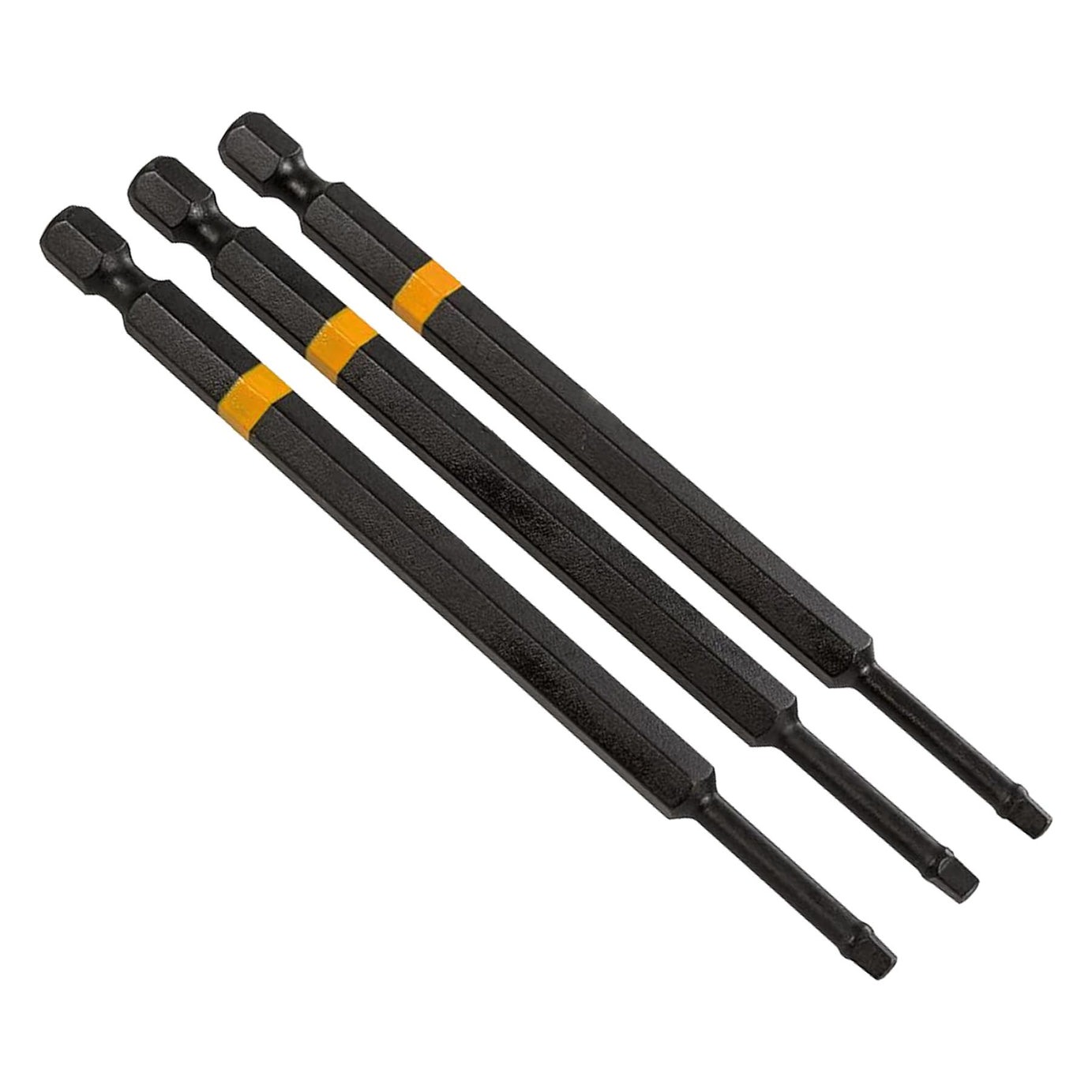 Square Screwdriver Impact Bit R2 High Torque Premium S2 Steel Drills 110mm 3pc