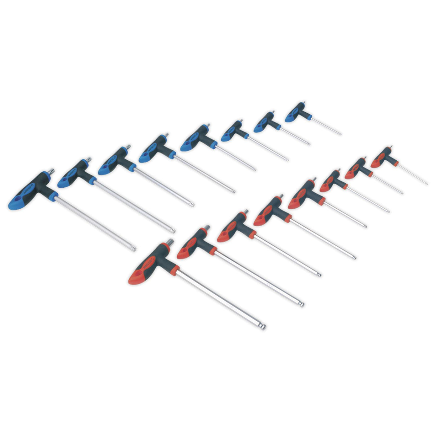 Sealey T-Handle TRX-Star* & Hex Key Set 16pc