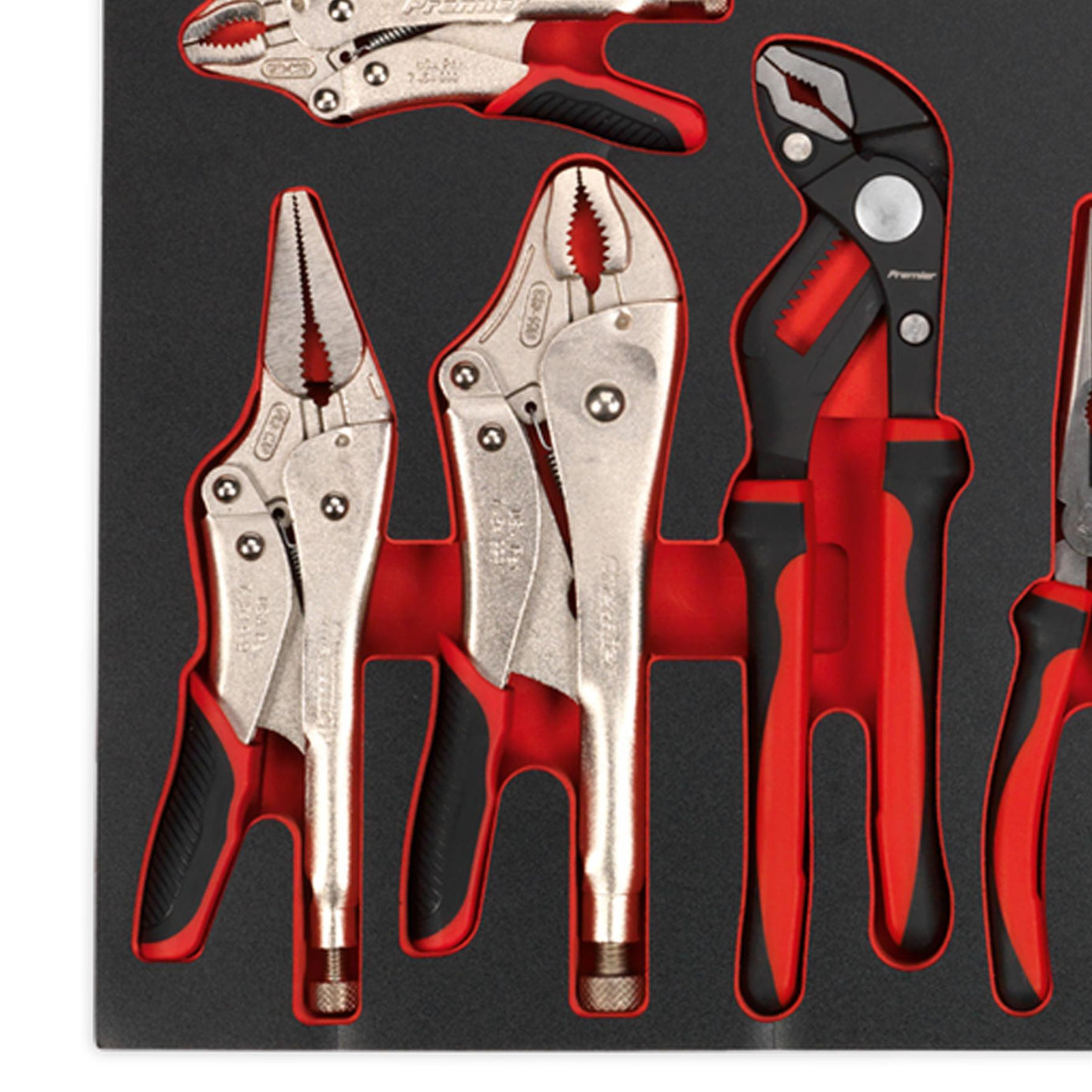Sealey Tool Tray with Pliers Set 14pc