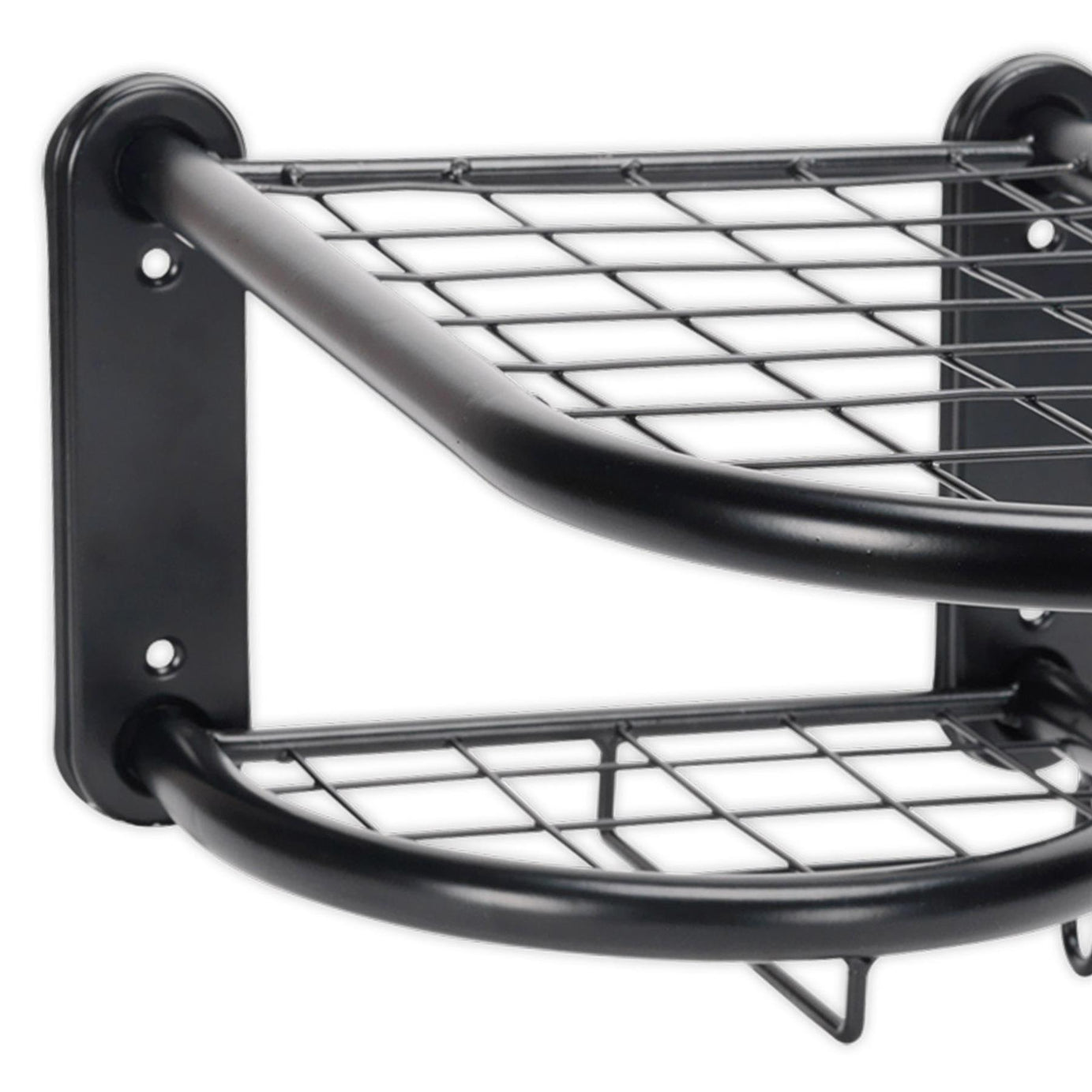 Sealey Motorcycle Helmet & Gear Tidy Mounted Shelf Rack Storage