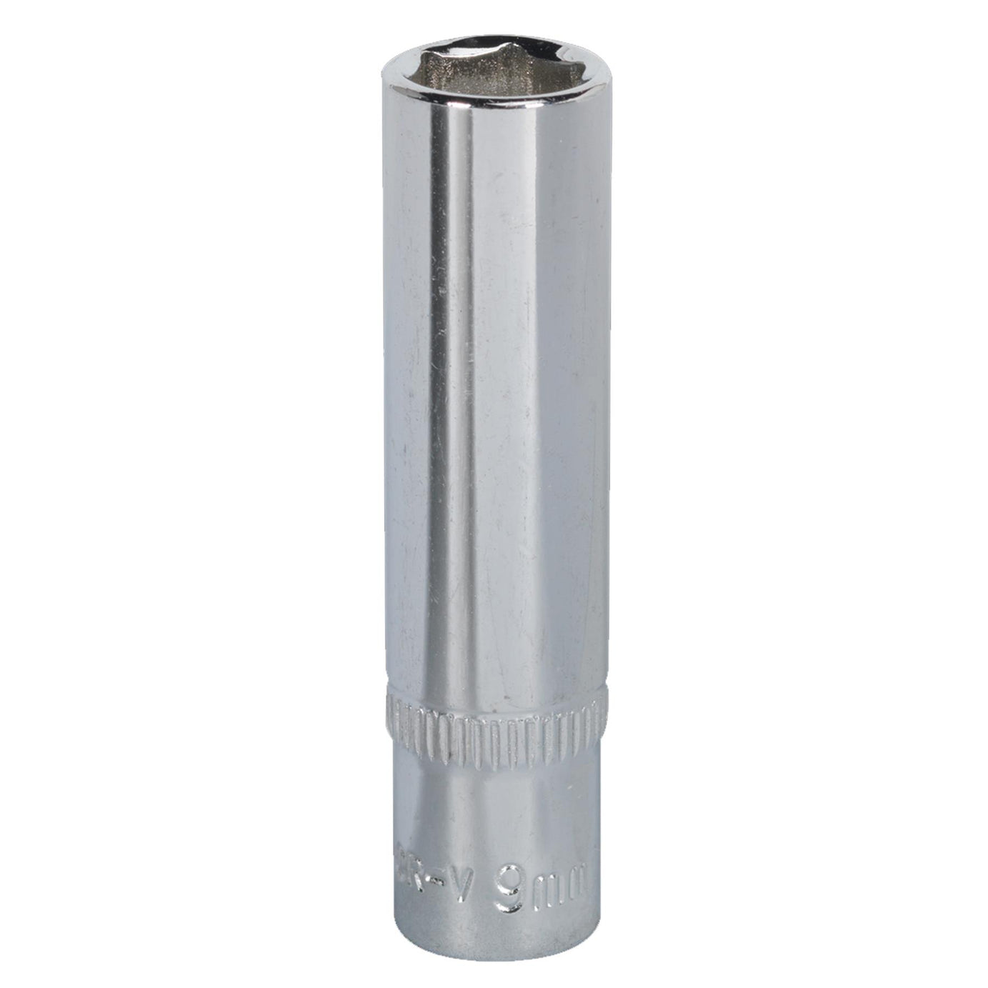 Sealey WallDrive Socket 9mm Deep 1/4"Sq Drive Fully Polished