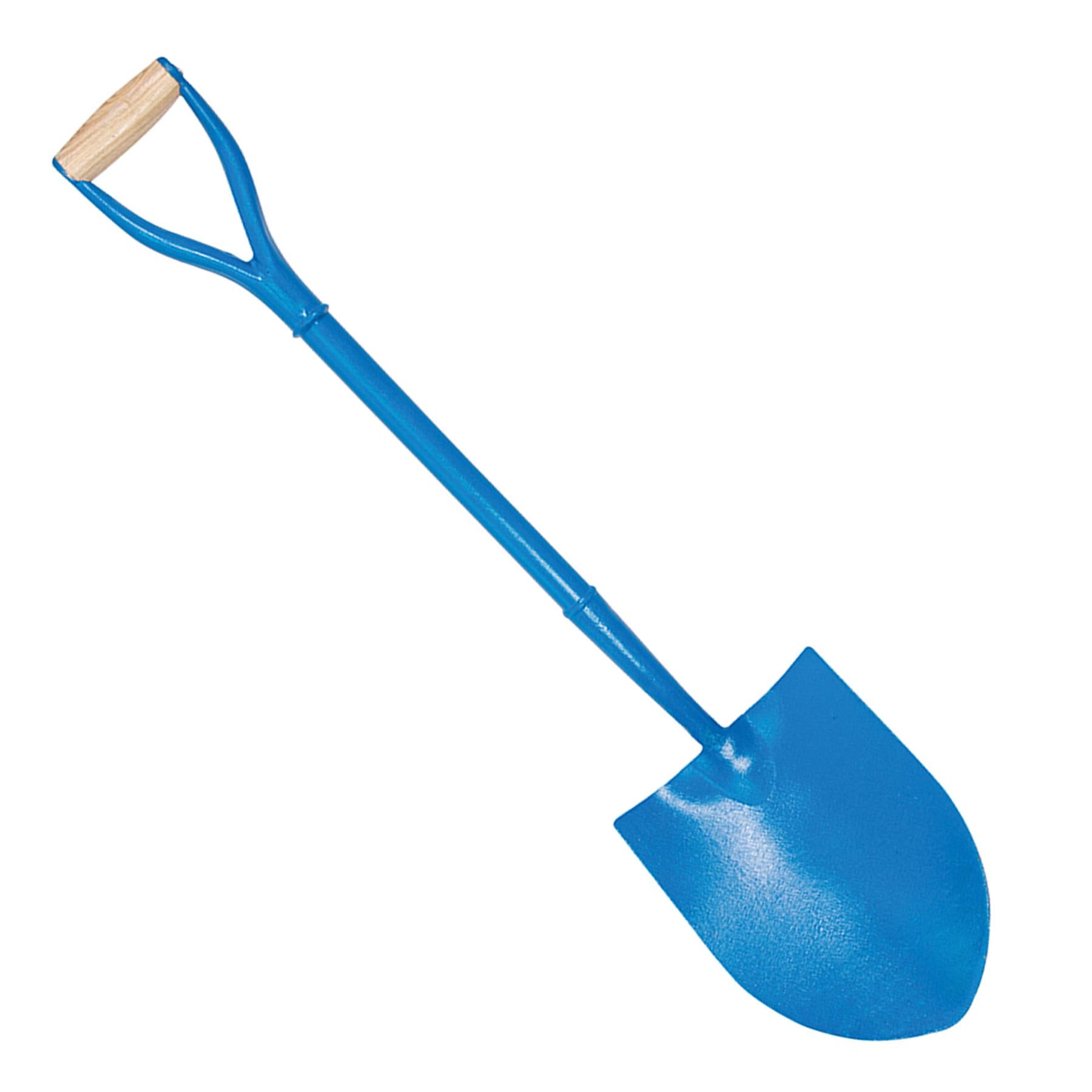 Forged Round Mouth Shovel 1100mm - Gardening Tool Blade L X W: 310 X 230mm
