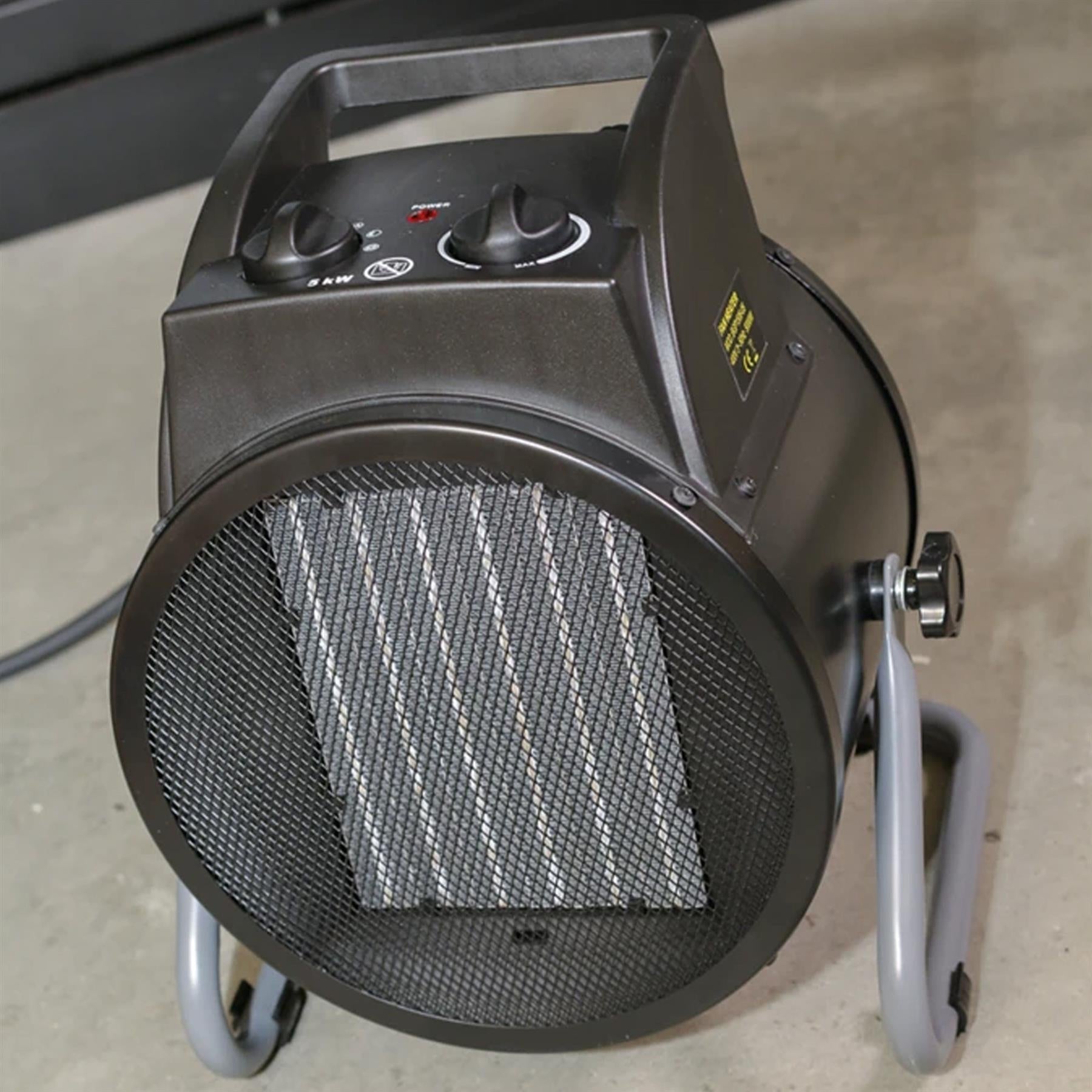 Sealey Industrial PTC Fan Heater 5000W 415V 3ph