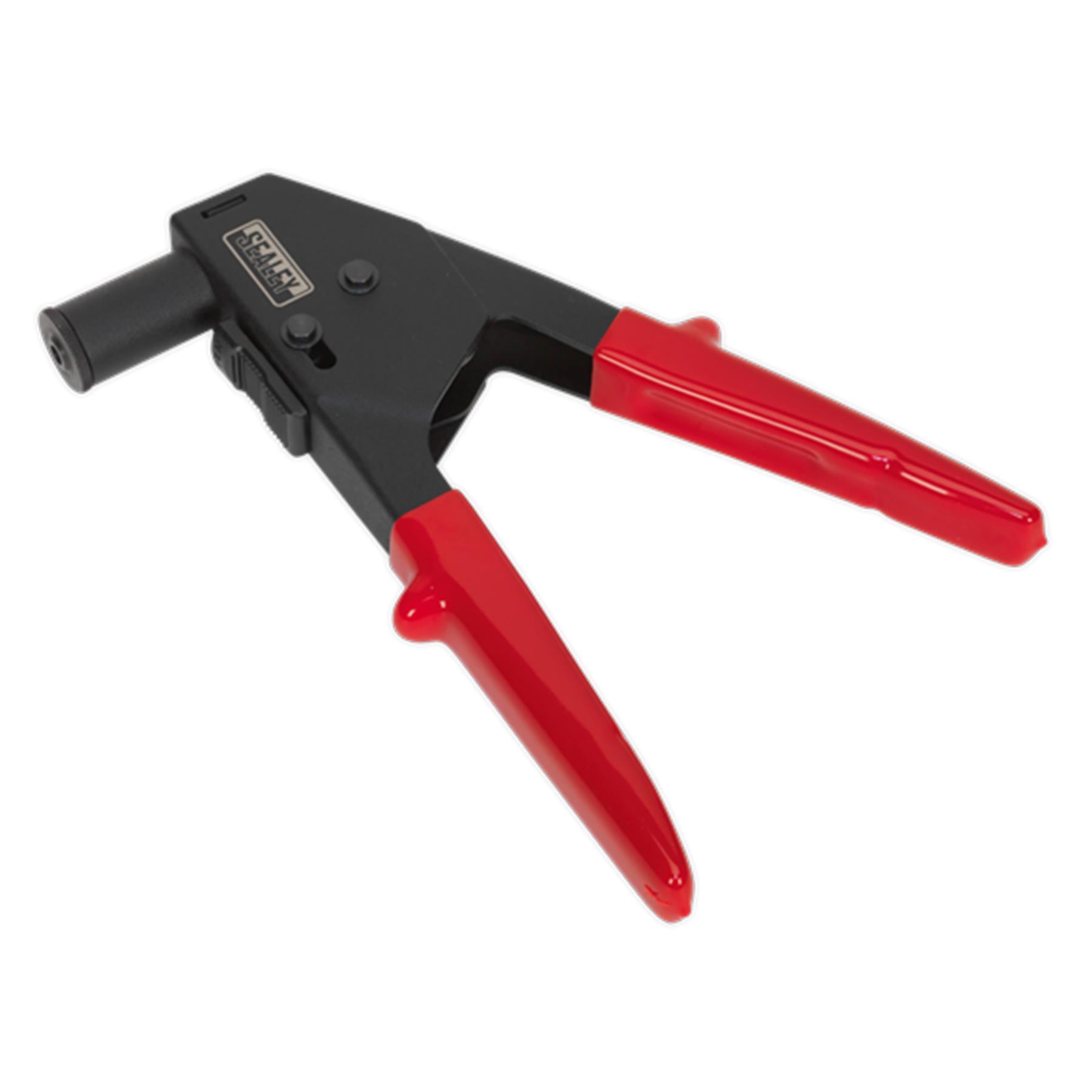 Sealey Plastic Riveting Kit With 40pcs Of Rivet Hand Riveter Tool Car Body 220mm