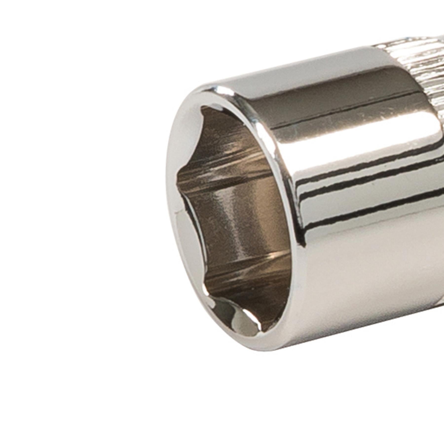 Socket 3/8" Drive Metric Hex Square 13mm Individual Hex Polished Crv Tool