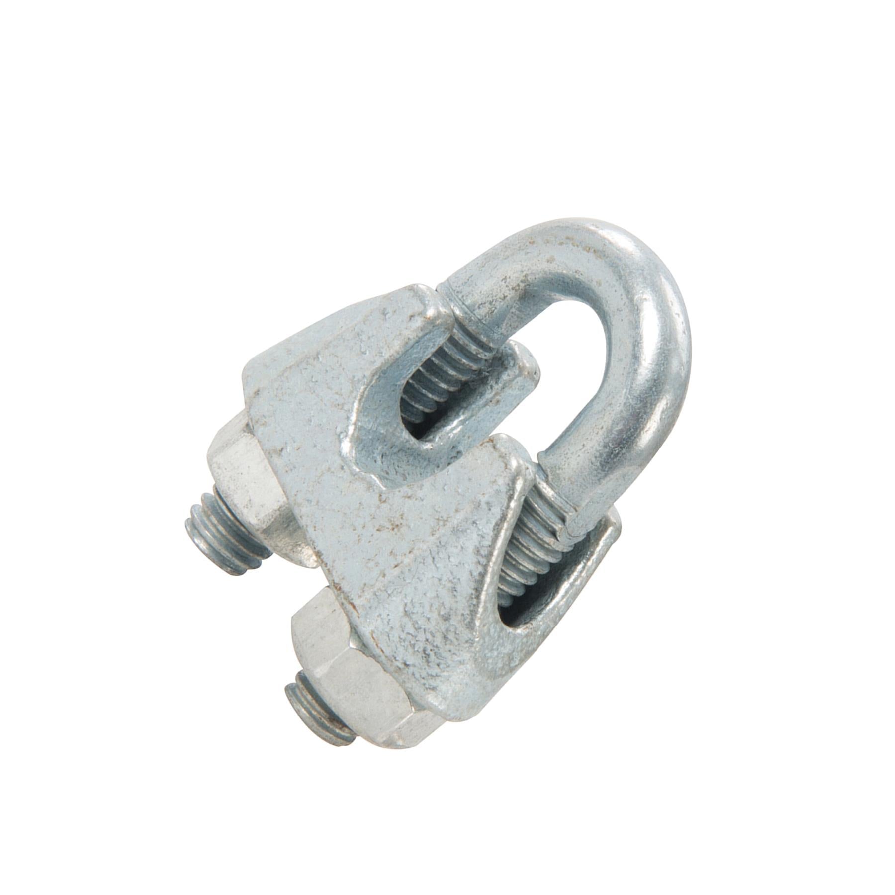 Wire Rope Grips Clamps M6 U Bolts Fitting Cable Cord Tie Heavy Duty Steel Metal