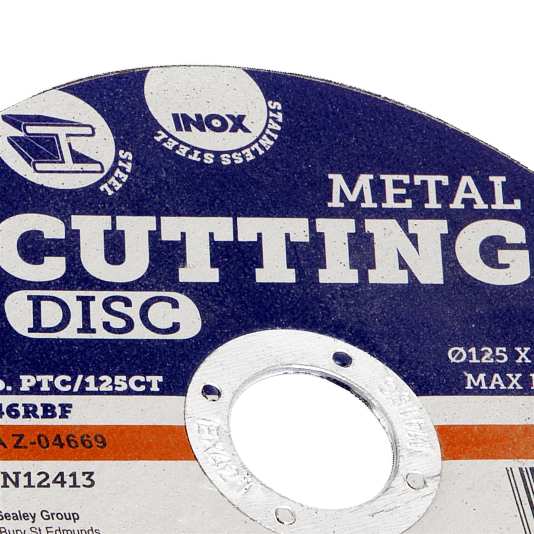 Sealey Cutting Disc 125 x 1.6mm 22mm Bore Stainless steel