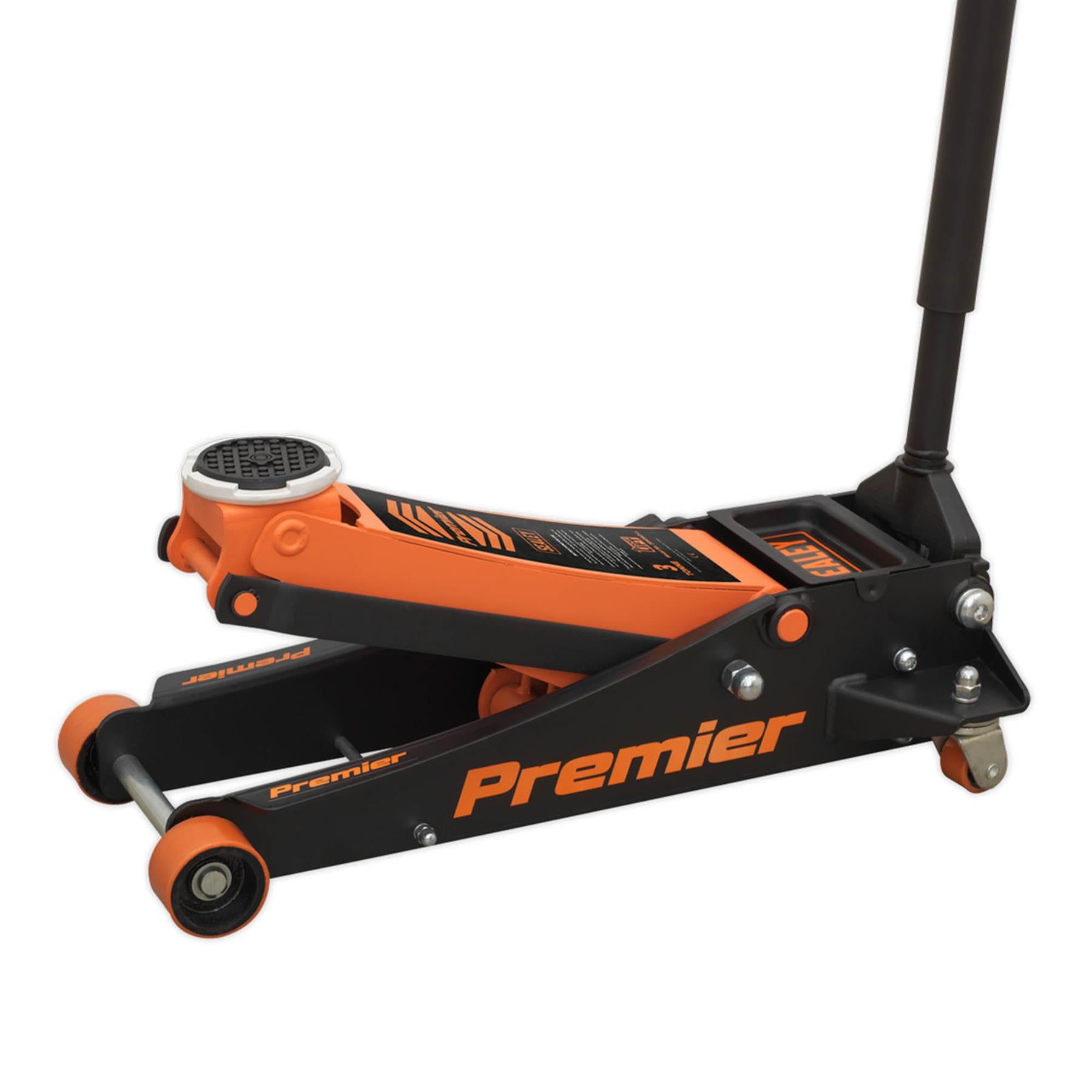 Sealey Trolley Jack 3 Tonne Rocket Lift Orange