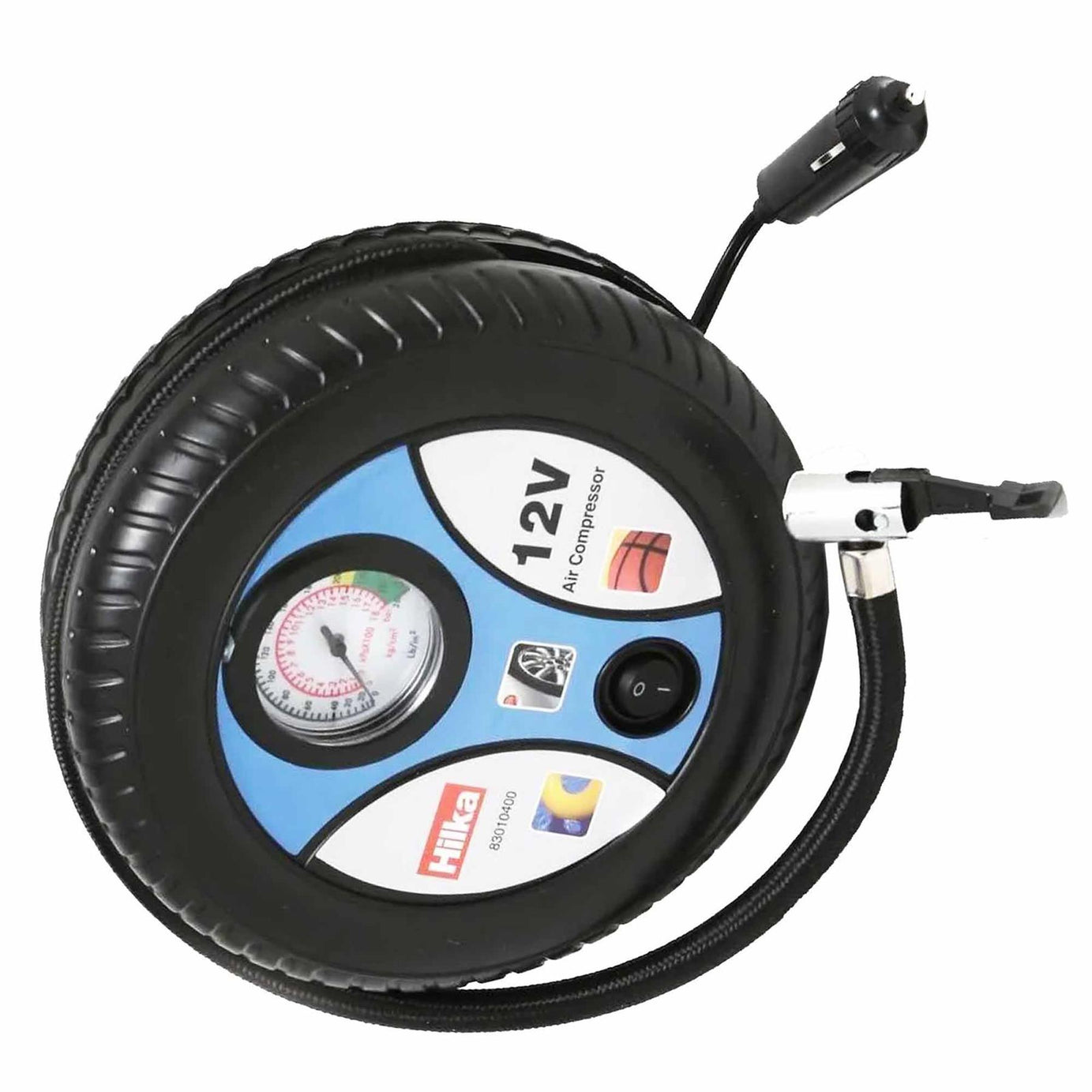 Portable 12V Car Air Compressor Quick Inflation