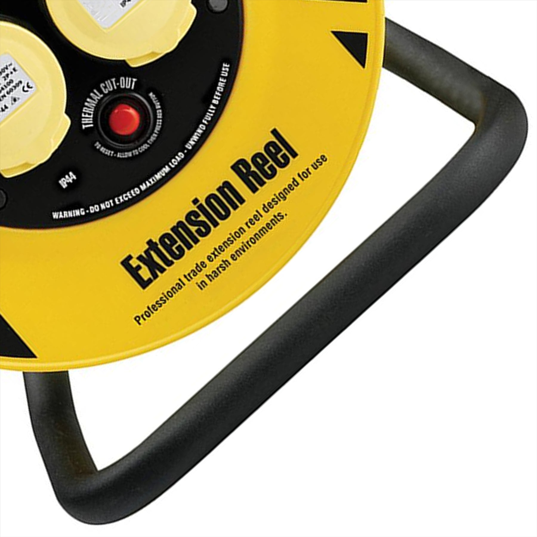 Defender Cable Reel 2-Way 16A 25m 110V Steel A-frame