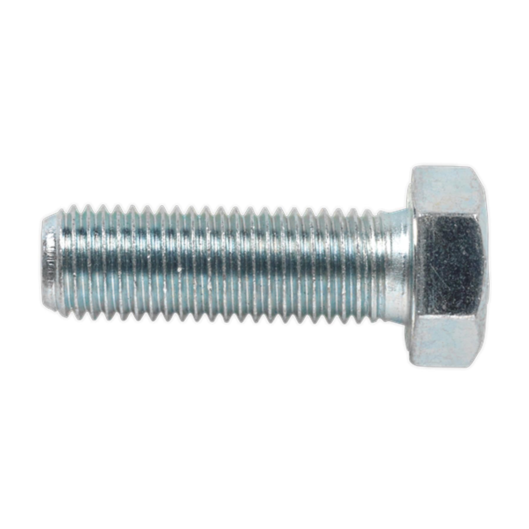 Sealey HT Setscrew M16 x 50mm 8.8 Zinc Pack of 10
