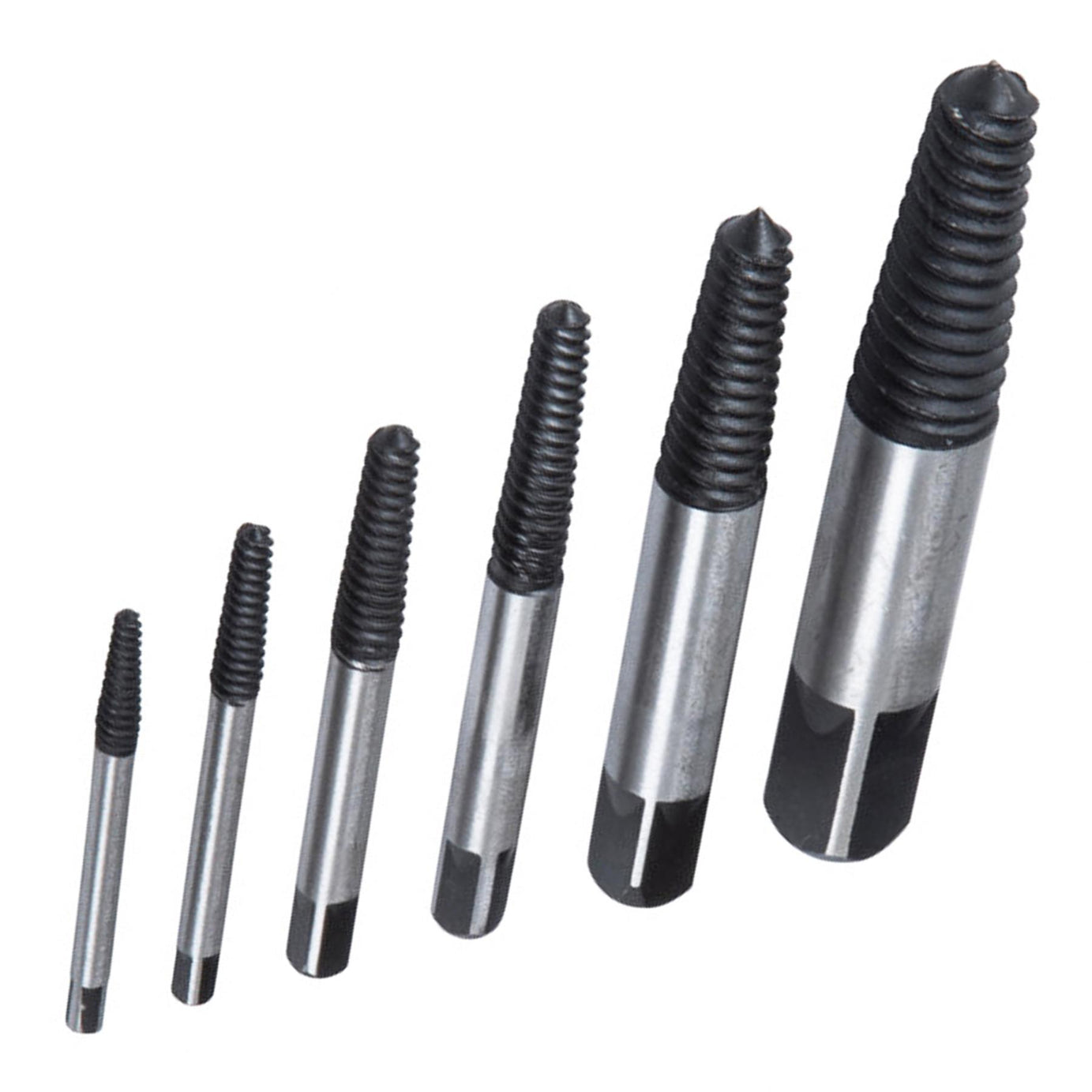 BlueSpot 6pc Screw Extractor Drill Bits Set Broken Damaged Screws Bolt Remover