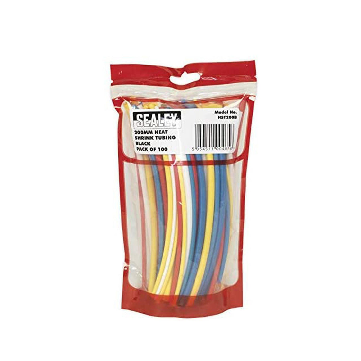 Sealey Heat Shrink Tubing Mixed Colours 200mm 100pc