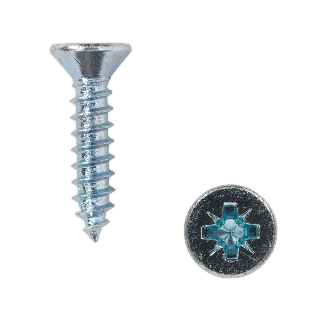 Sealey Self Tapping Screw 3.5 x 16mm Countersunk Pozi Pk of 100