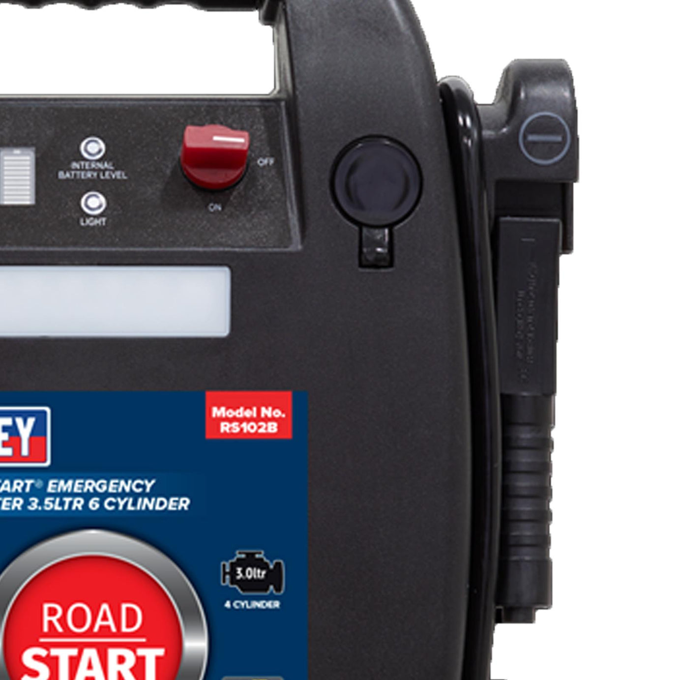 Sealey Roadstart Emergency Jump Starter 12/24V 6L 8 Cylinder