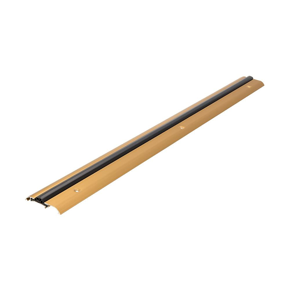 Compression Threshold Weather Door Sill Rubber Draught Excluder Seal- Gold